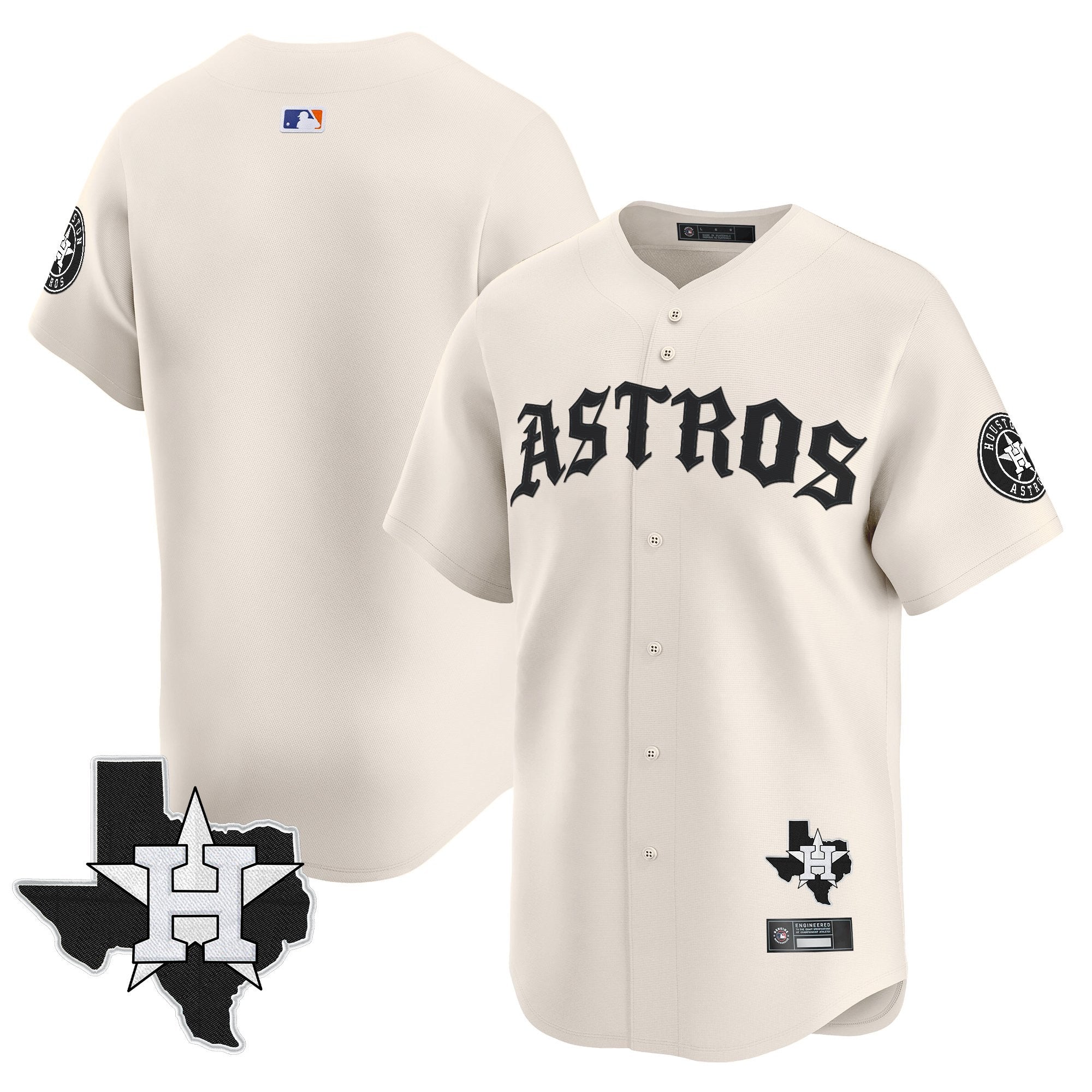 Men’s Houston ‘Old English Edition’ Vapor Premier Limited Jersey