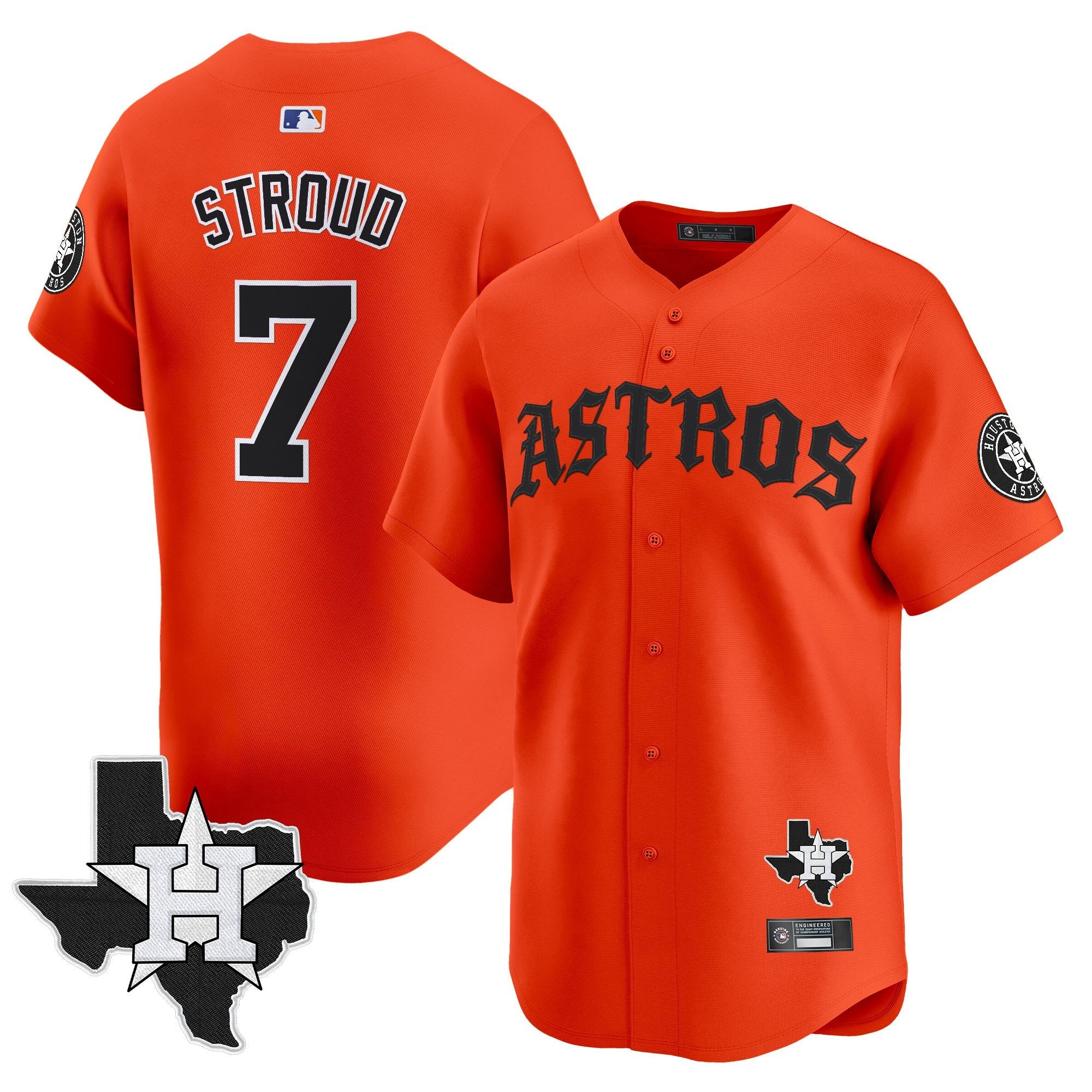 Men’s Houston ‘Old English Edition’ Vapor Premier Limited Jersey