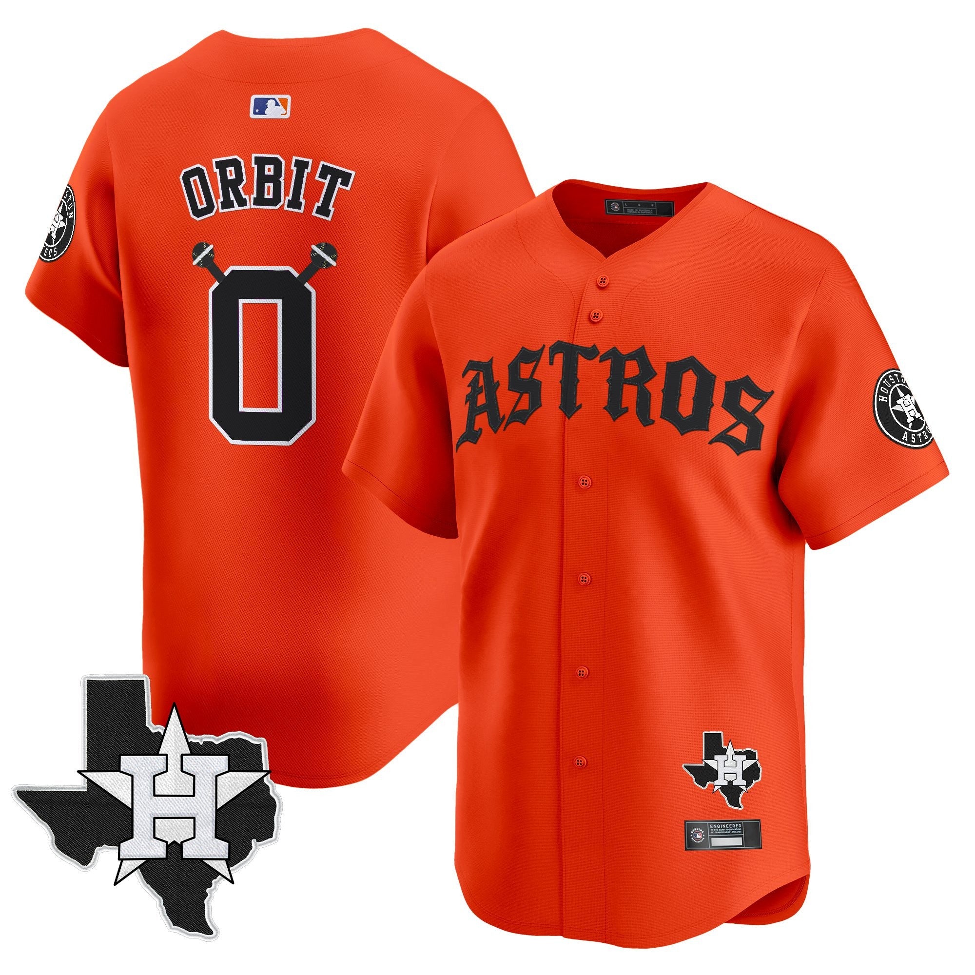 Men’s Houston ‘Old English Edition’ Vapor Premier Limited Jersey