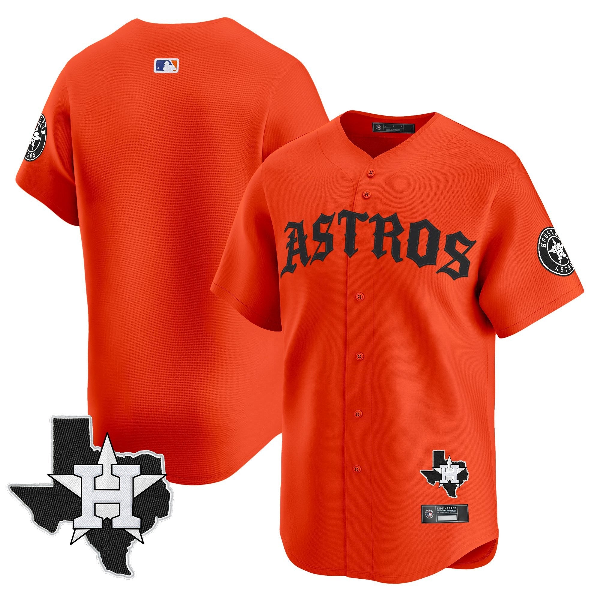 Men’s Houston ‘Old English Edition’ Vapor Premier Limited Jersey