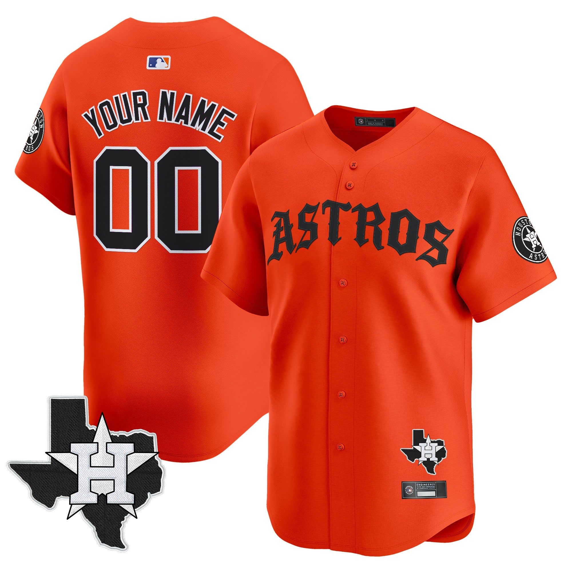 Houston ‘Old English Edition’ Vapor Premier Limited Custom Jersey