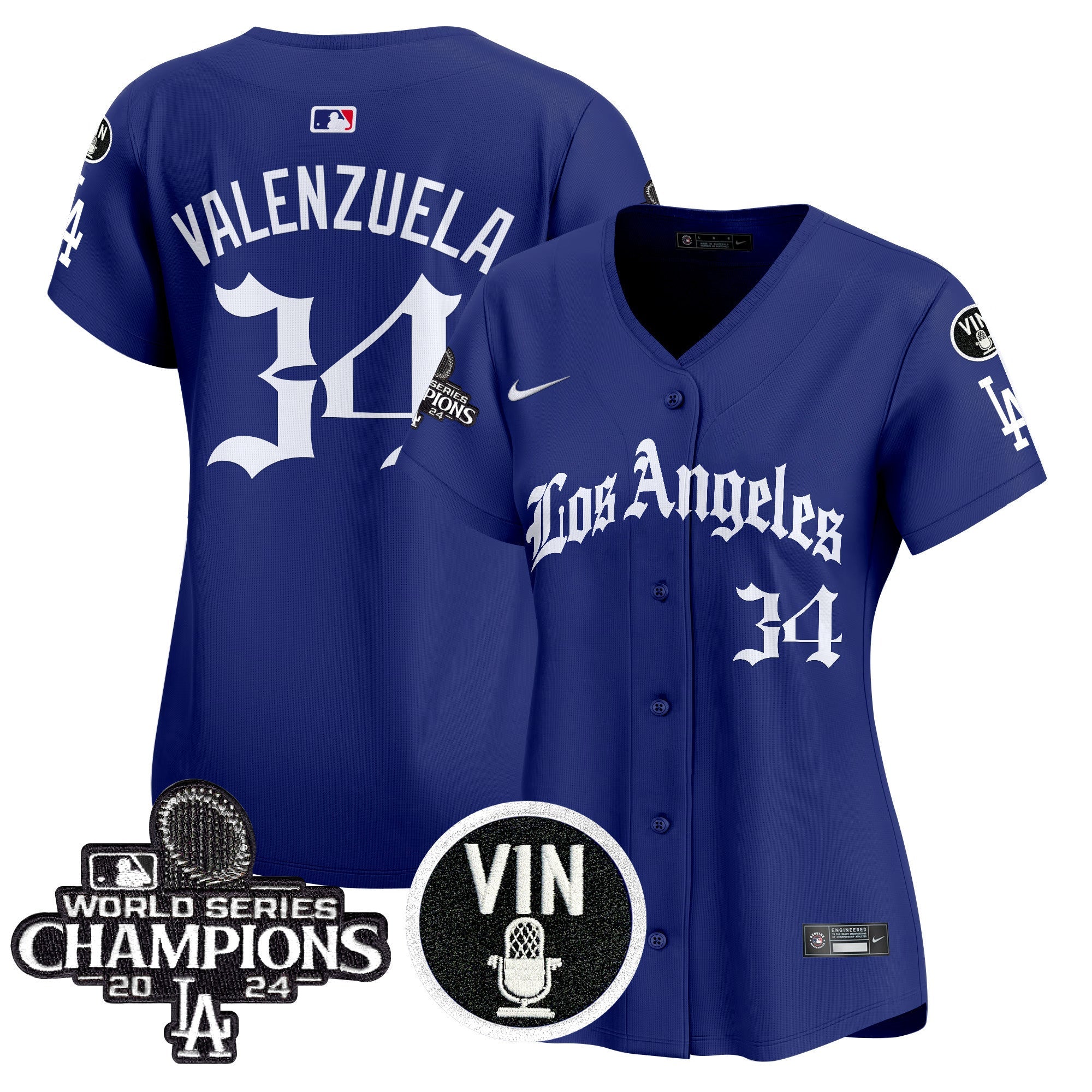 Women’s 2025 LA Gothic Style Vapor Premier Limited Jersey