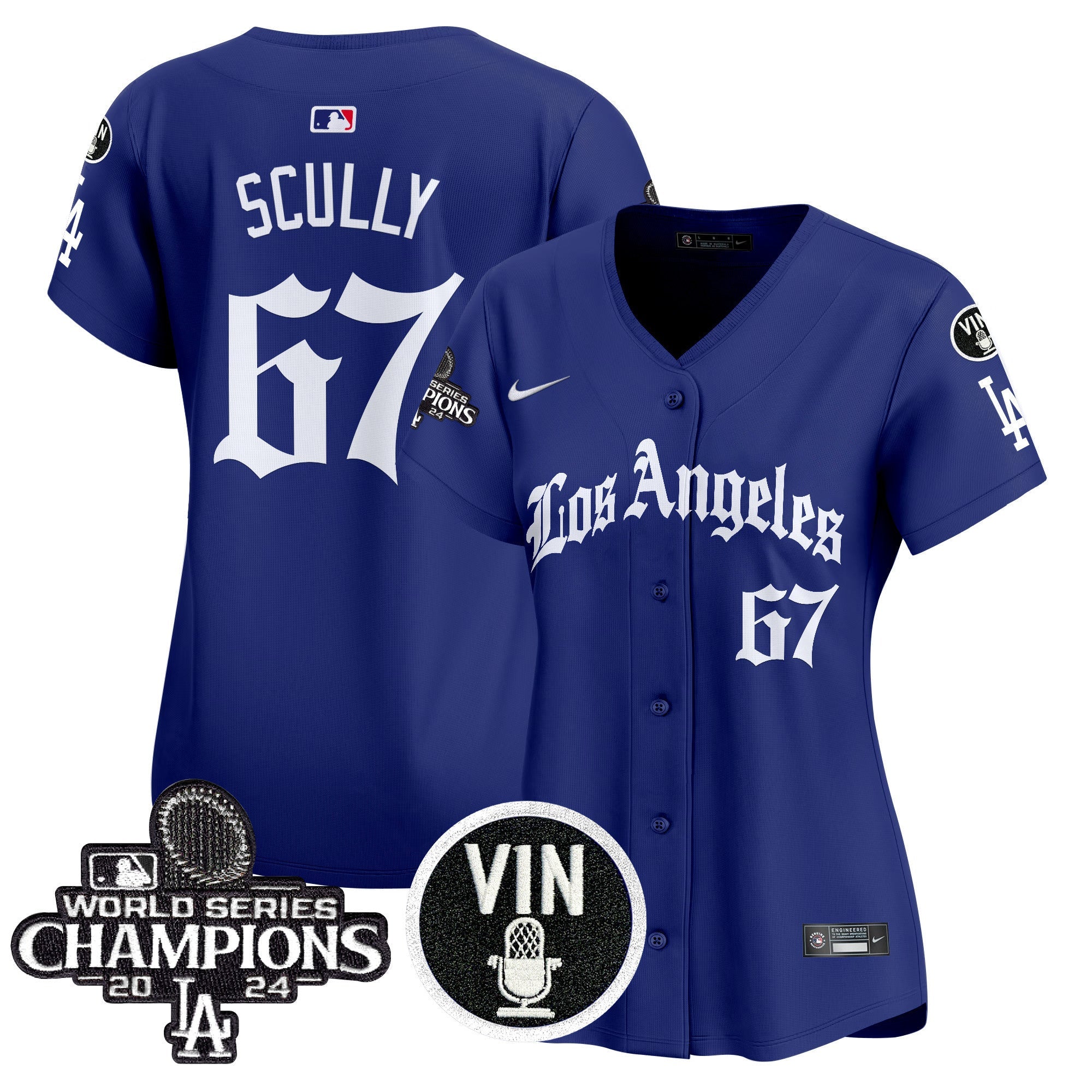 Women’s 2025 LA Gothic Style Vapor Premier Limited Jersey