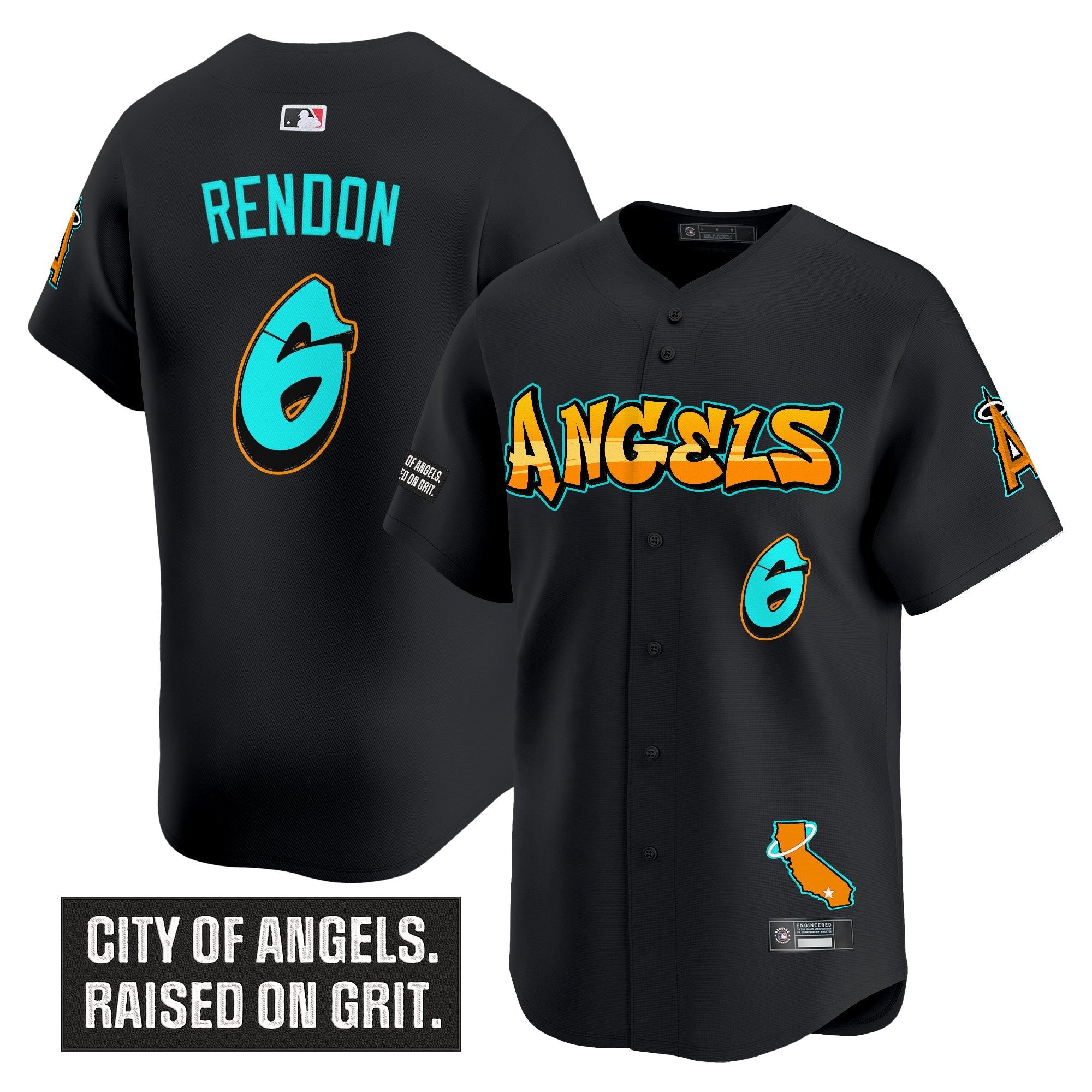 Men’s Los Angeles ‘Graffiti Halo Drop Edition’ Vapor Premier Limited Jersey