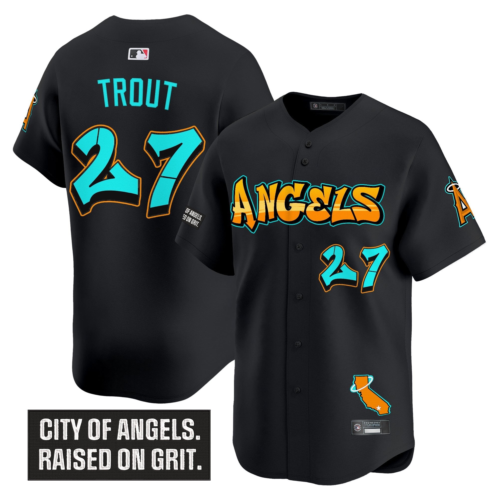 Men’s Los Angeles ‘Graffiti Halo Drop Edition’ Vapor Premier Limited Jersey