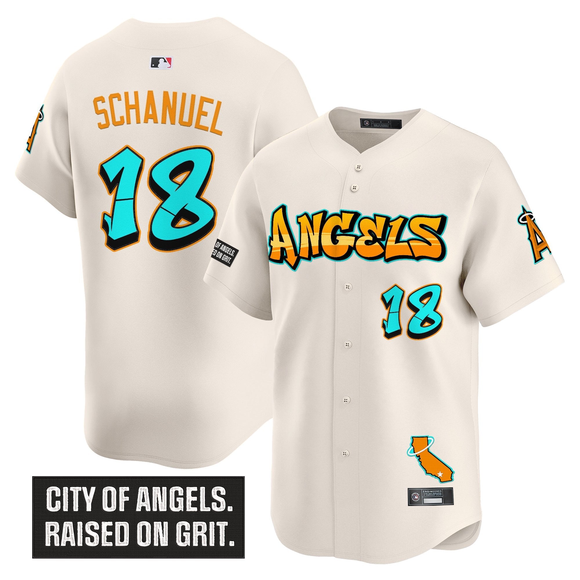 Men’s Los Angeles ‘Graffiti Halo Drop Edition’ Vapor Premier Limited Jersey