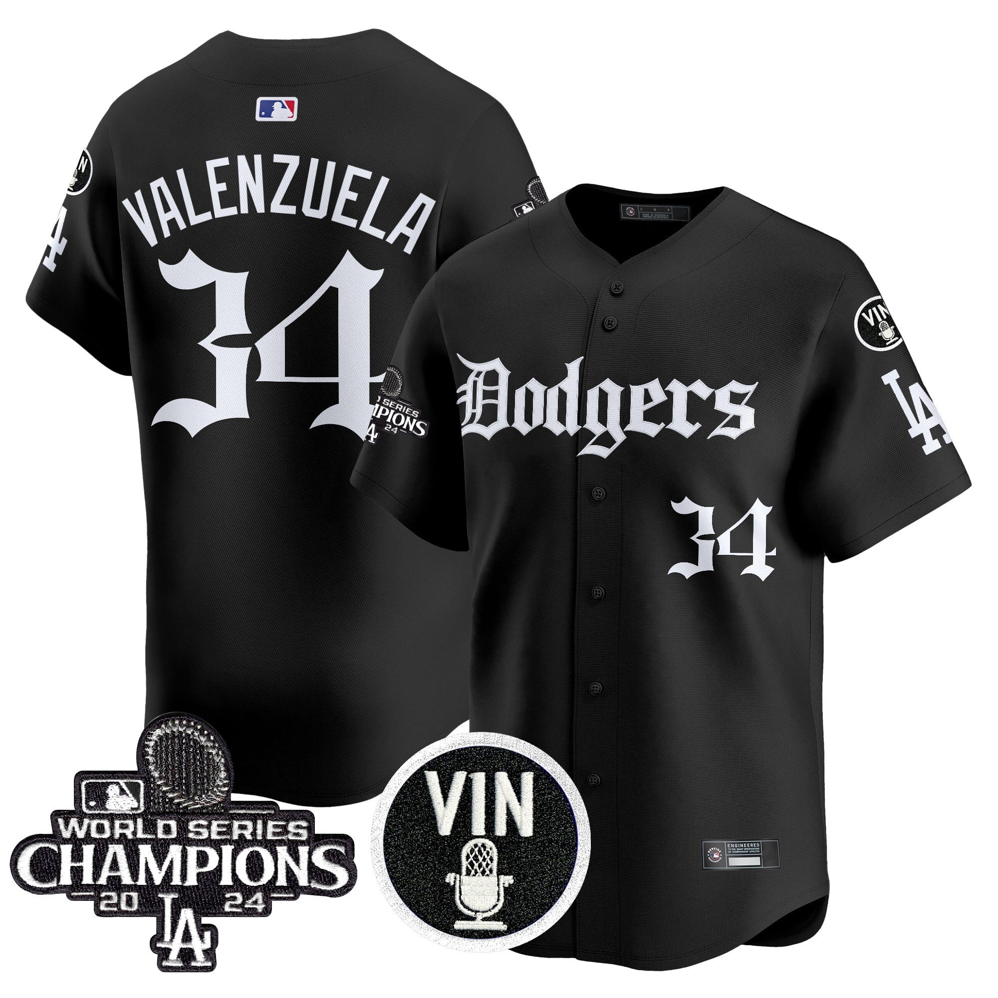 Men’s 2025 LA Gothic Style Vapor Premier Limited Jersey V2