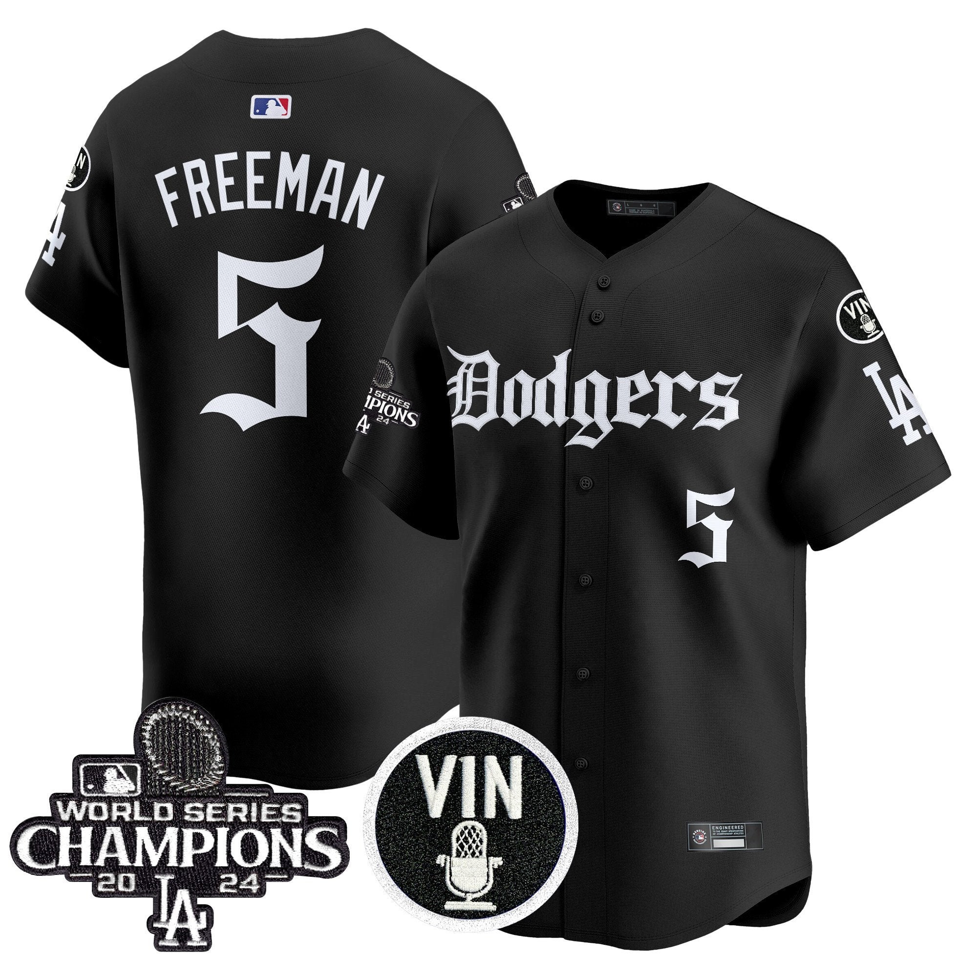 Men’s 2025 LA Gothic Style Vapor Premier Limited Jersey V2