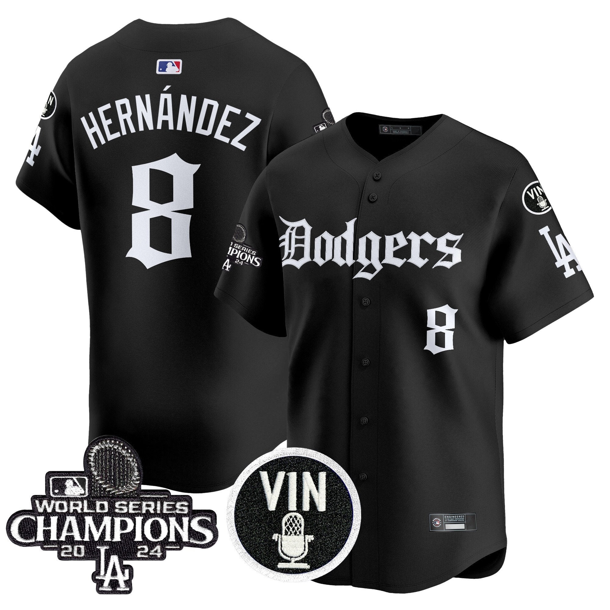 Men’s 2025 LA Gothic Style Vapor Premier Limited Jersey V2