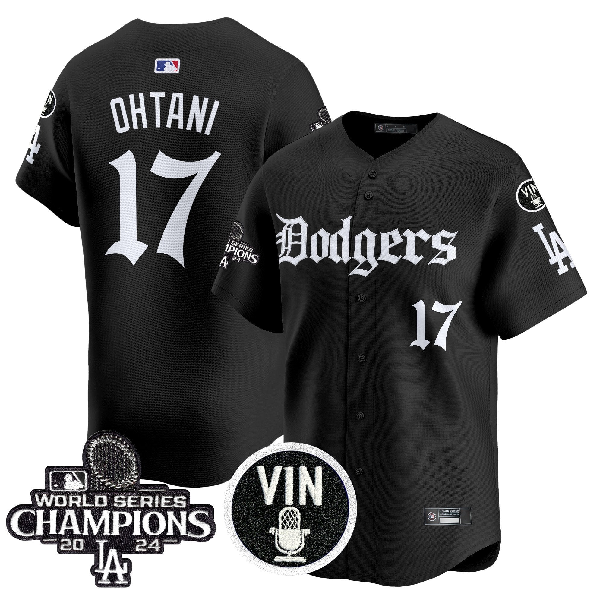 Men’s 2025 LA Gothic Style Vapor Premier Limited Jersey V2