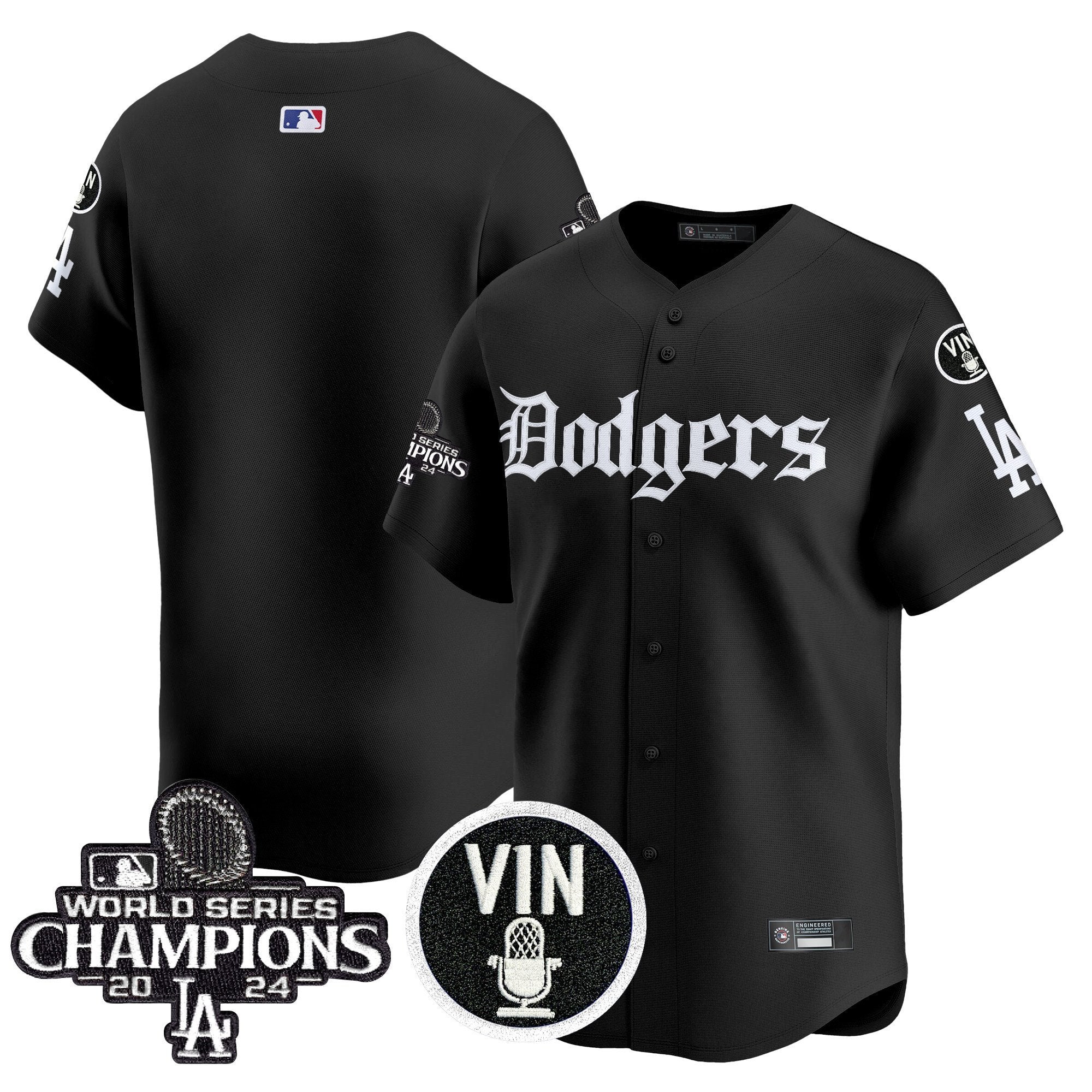 Men’s 2025 LA Gothic Style Vapor Premier Limited Jersey V2
