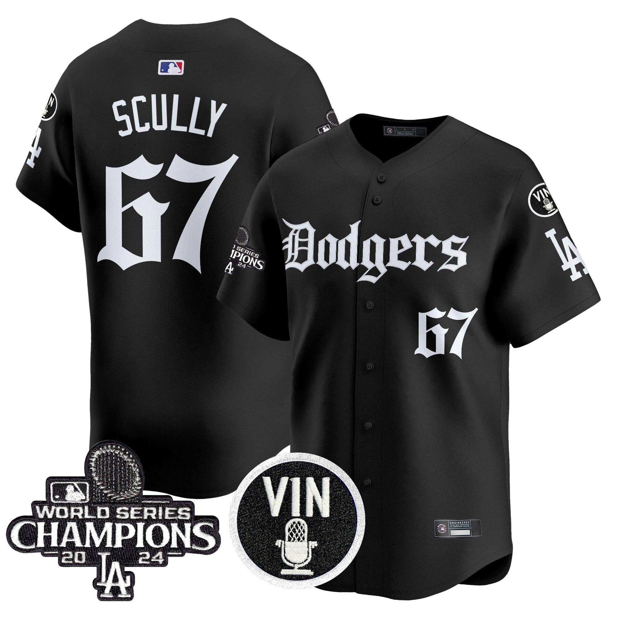 Men’s 2025 LA Gothic Style Vapor Premier Limited Jersey V2