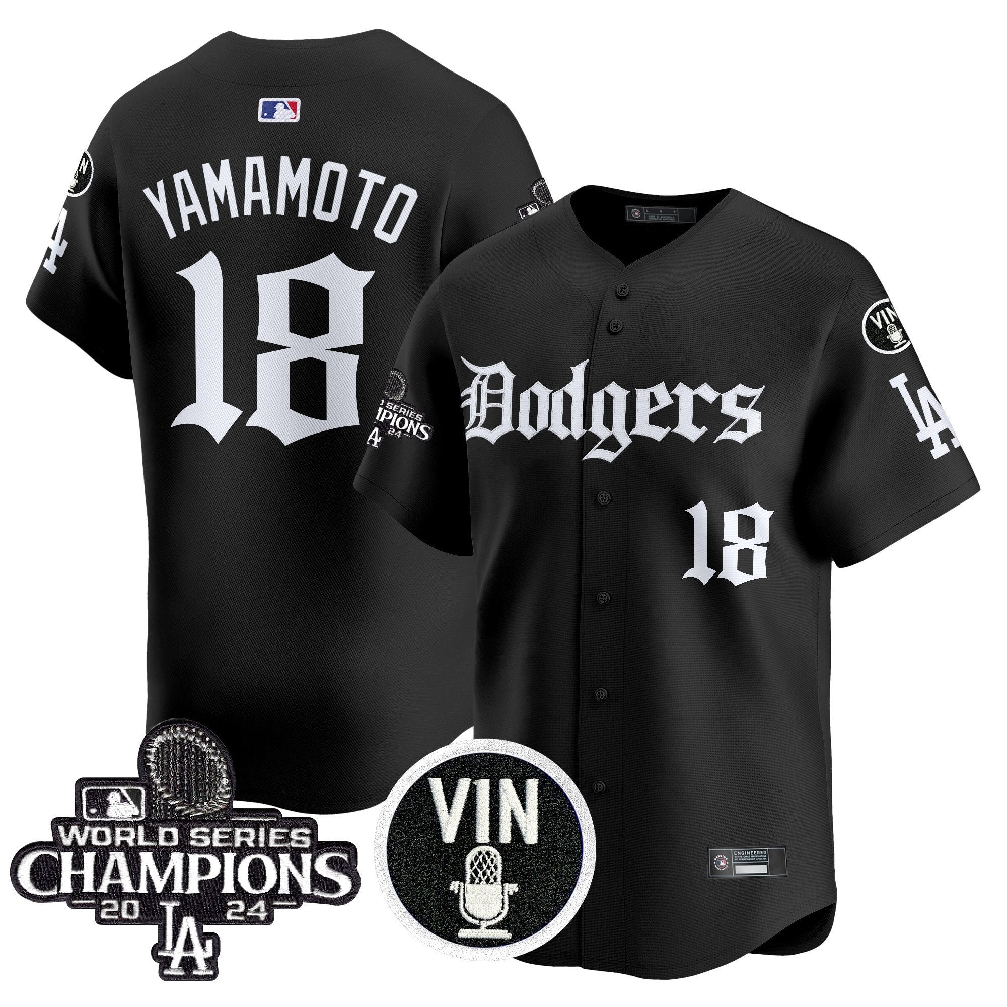 Men’s 2025 LA Gothic Style Vapor Premier Limited Jersey V2