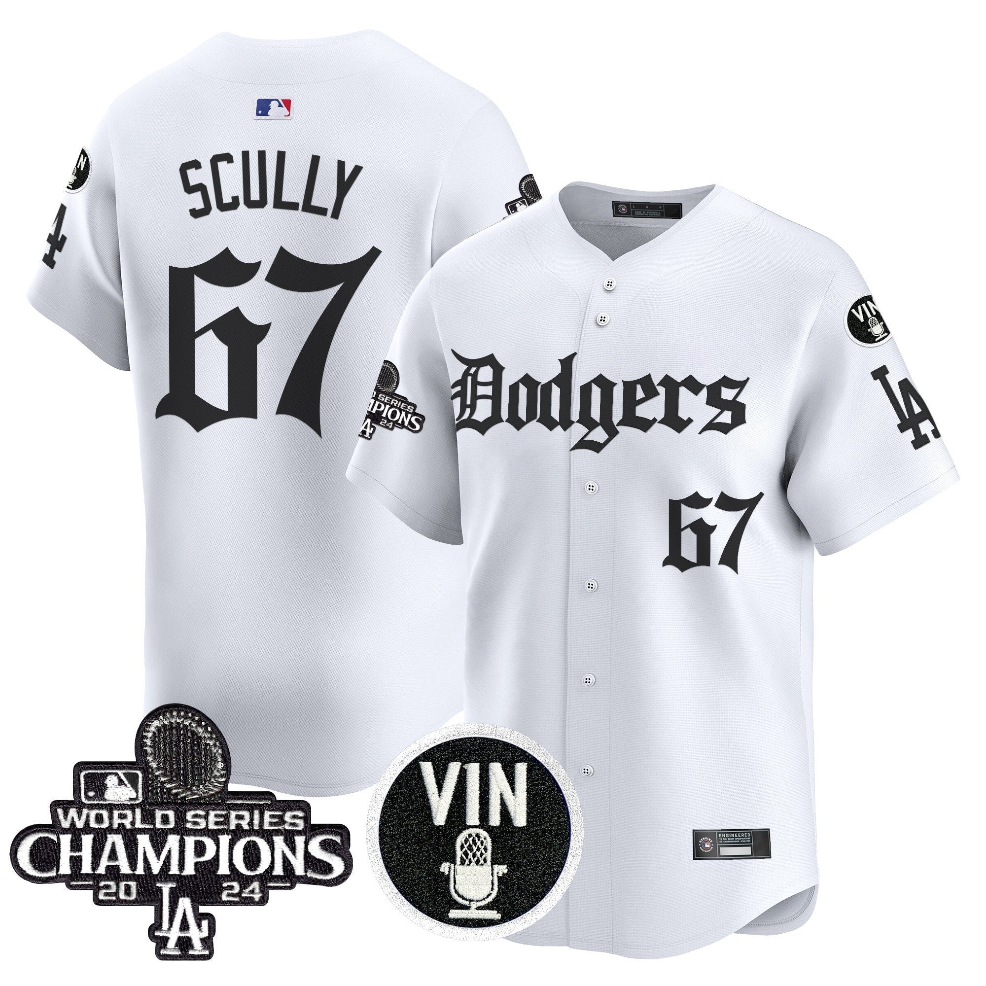 Men’s 2025 LA Gothic Style Vapor Premier Limited Jersey V2