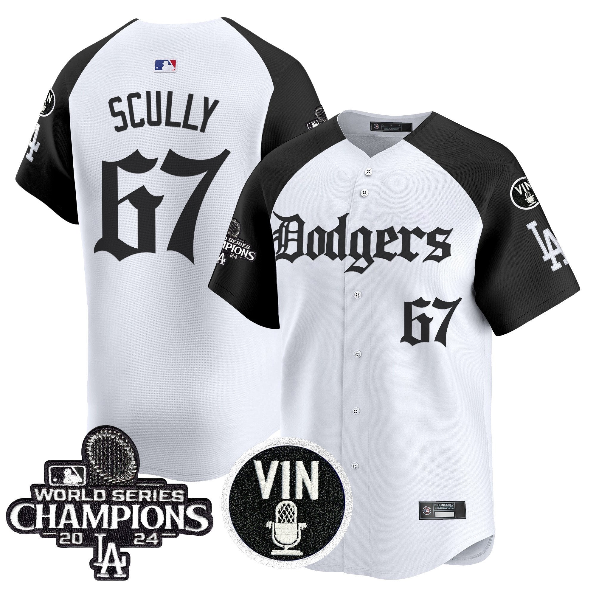 Men’s 2025 LA Gothic Style Vapor Premier Limited Jersey V2