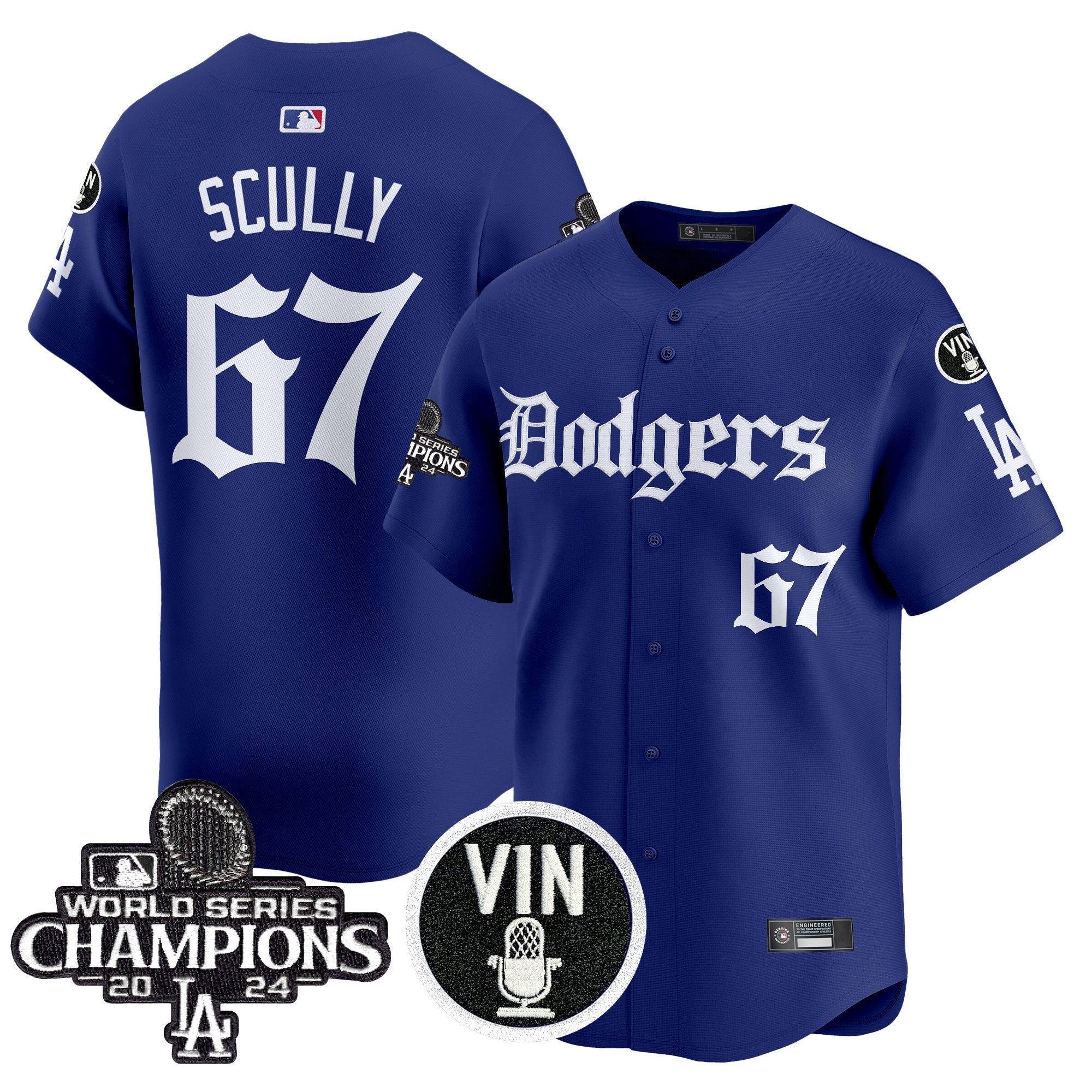 Men’s 2025 LA Gothic Style Vapor Premier Limited Jersey V2