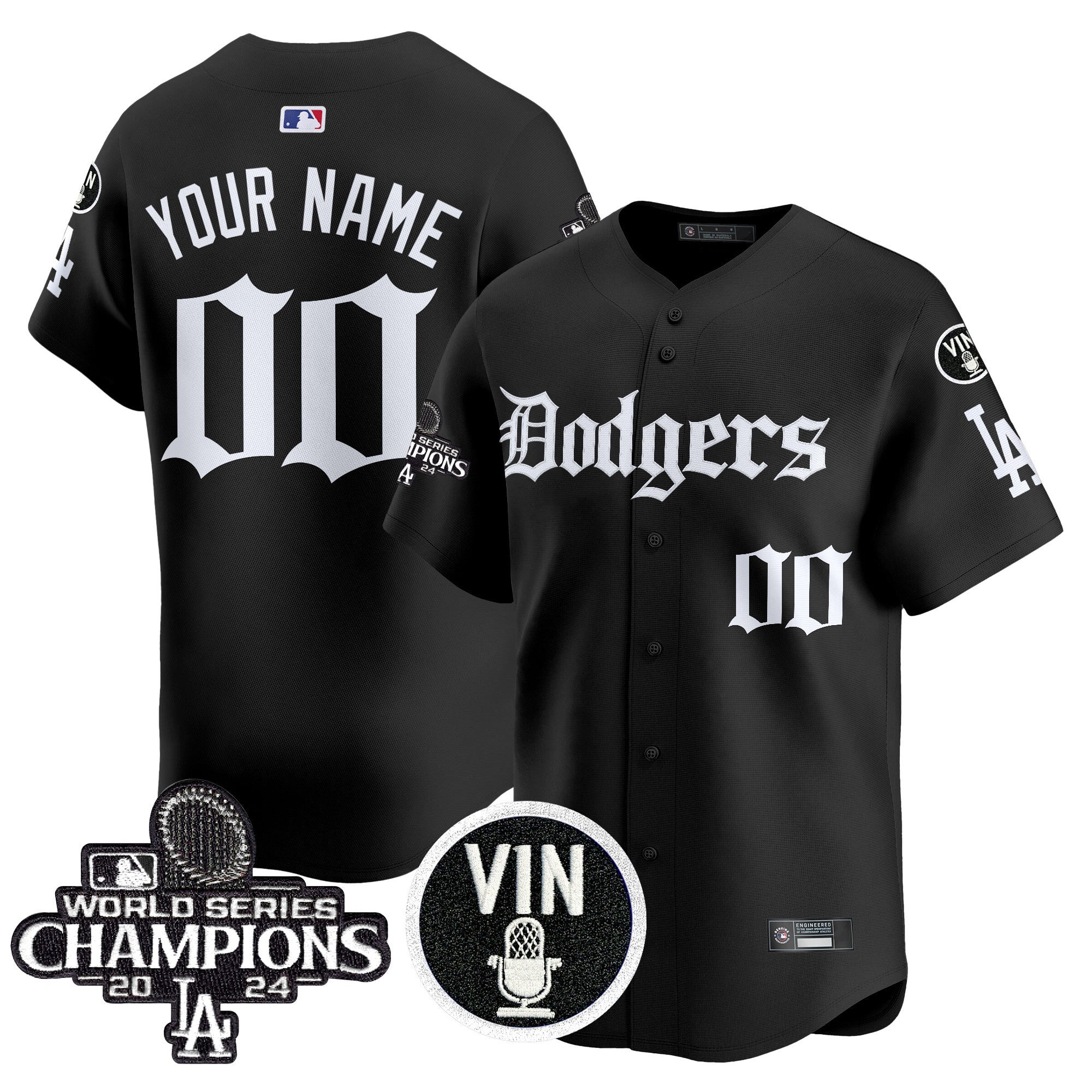 2025 LA Gothic Style Vapor Premier Limited Custom Jersey V2