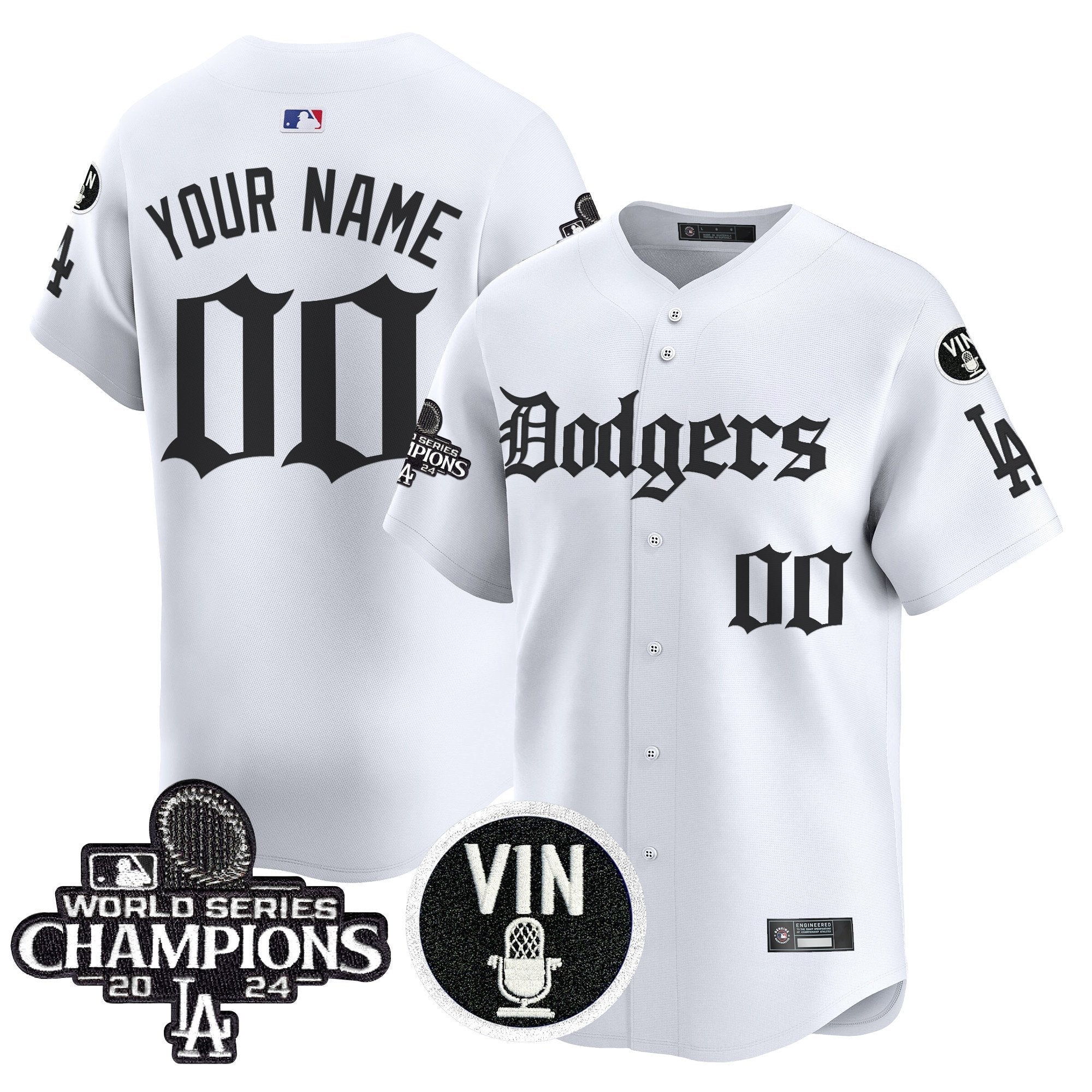 2025 LA Gothic Style Vapor Premier Limited Custom Jersey V2