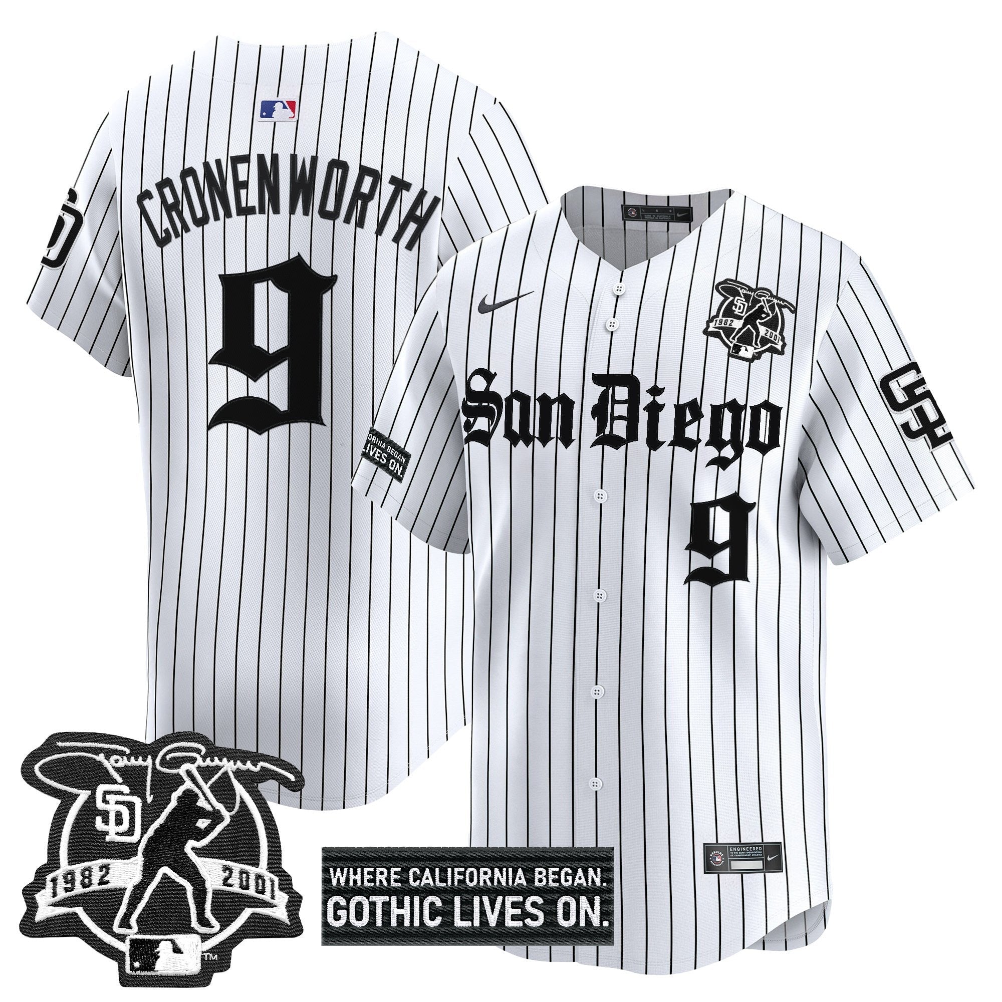 Men’s San Diego ‘Gothic Edition’ Vapor Premier Limited Jersey