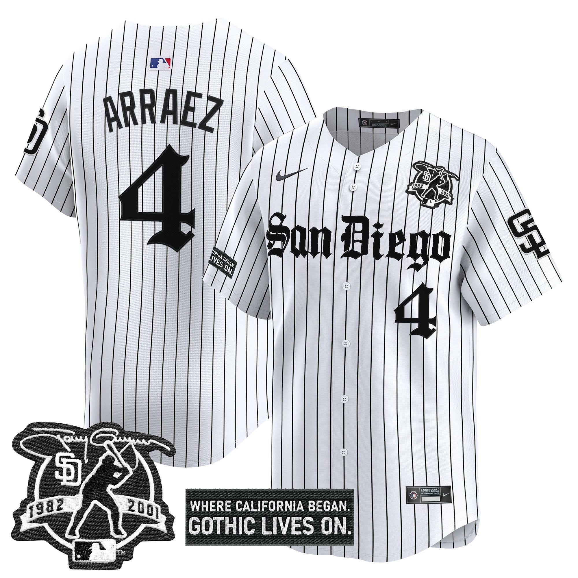 Men’s San Diego ‘Gothic Edition’ Vapor Premier Limited Jersey