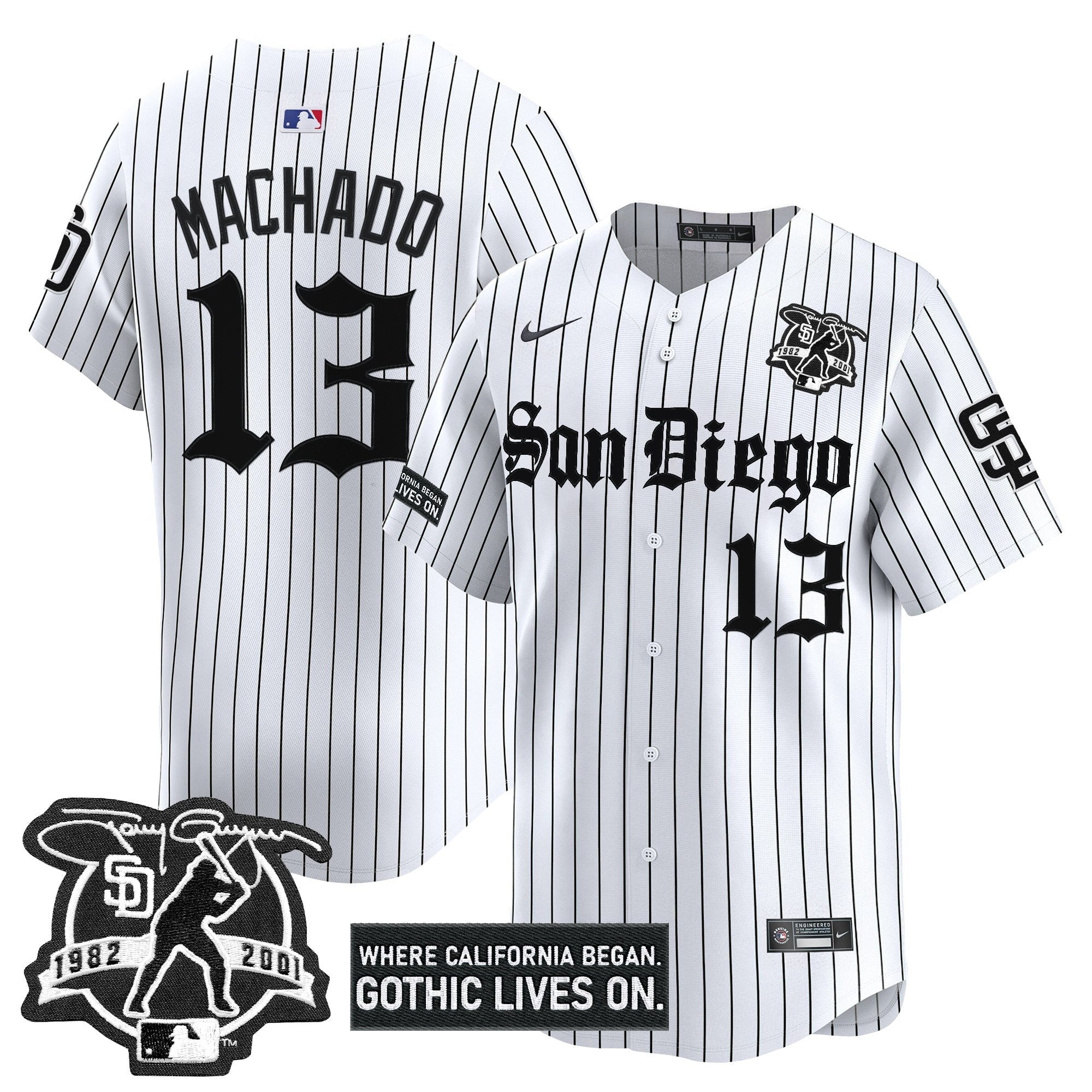 Men’s San Diego ‘Gothic Edition’ Vapor Premier Limited Jersey
