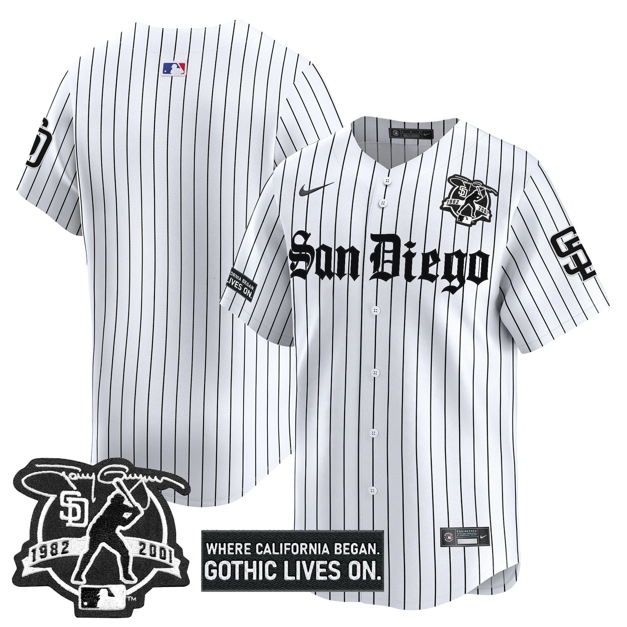 Men’s San Diego ‘Gothic Edition’ Vapor Premier Limited Jersey