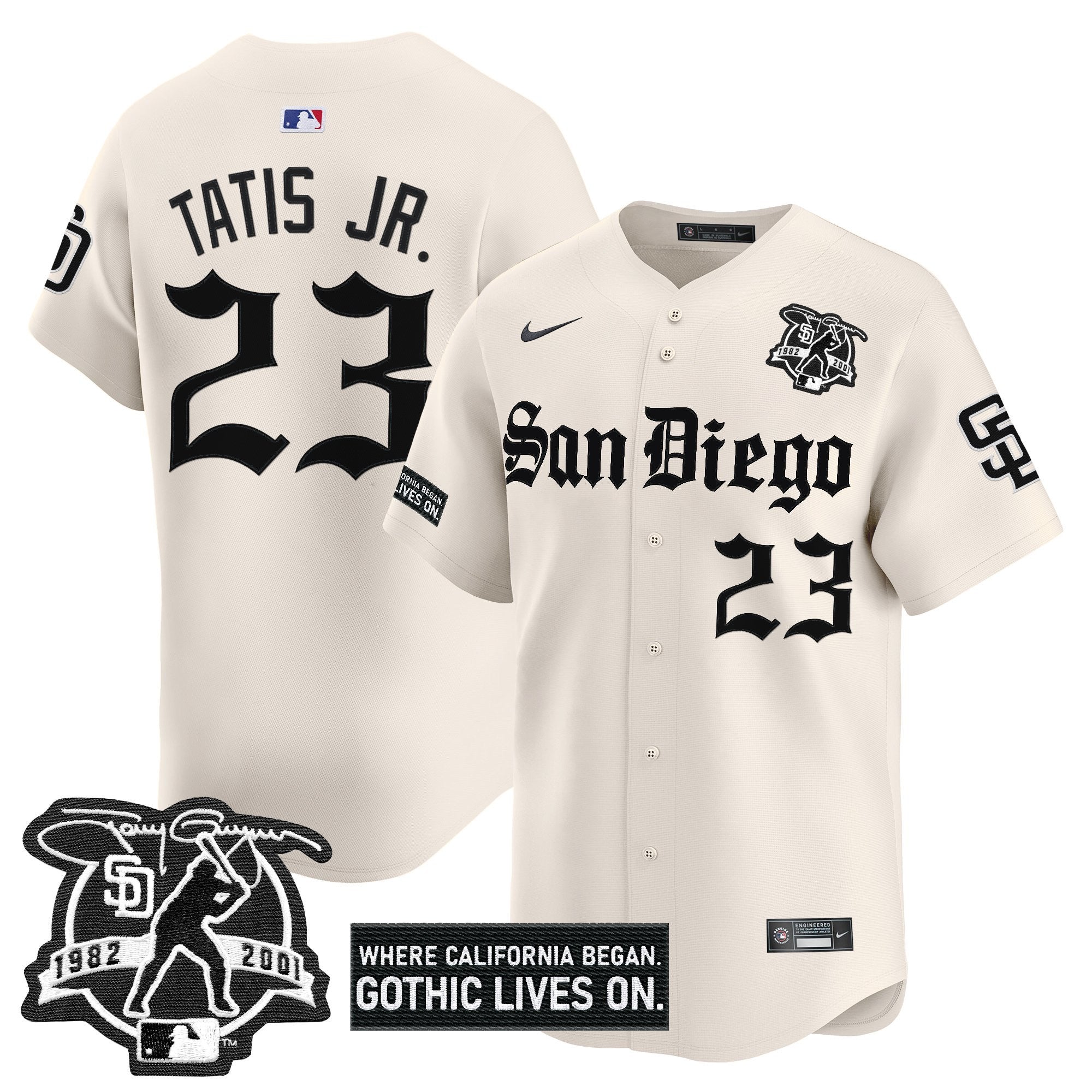 Men’s San Diego ‘Gothic Edition’ Vapor Premier Limited Jersey