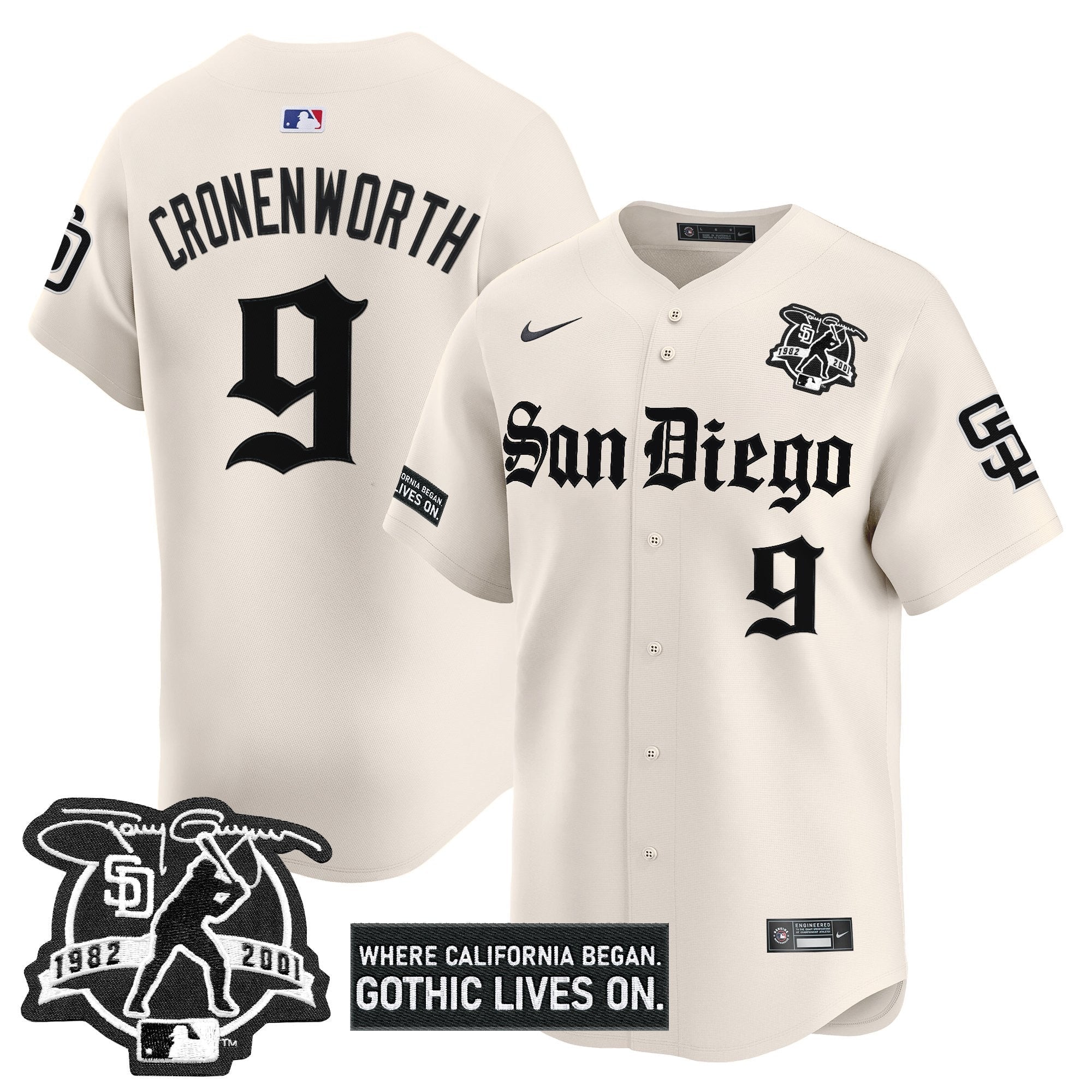 Men’s San Diego ‘Gothic Edition’ Vapor Premier Limited Jersey