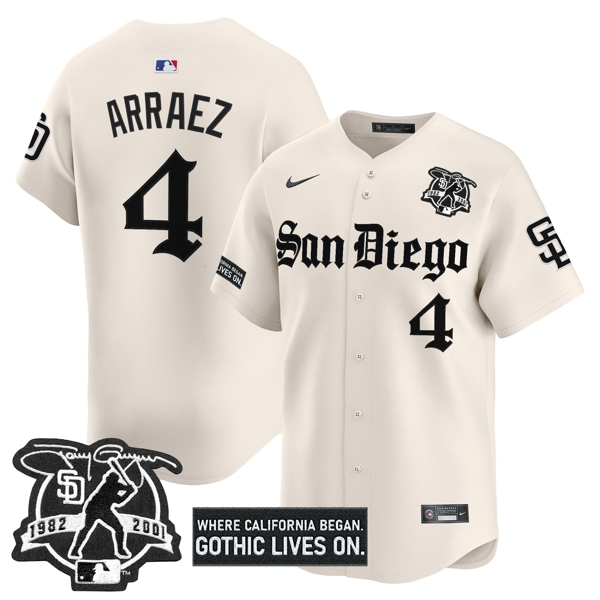 Men’s San Diego ‘Gothic Edition’ Vapor Premier Limited Jersey