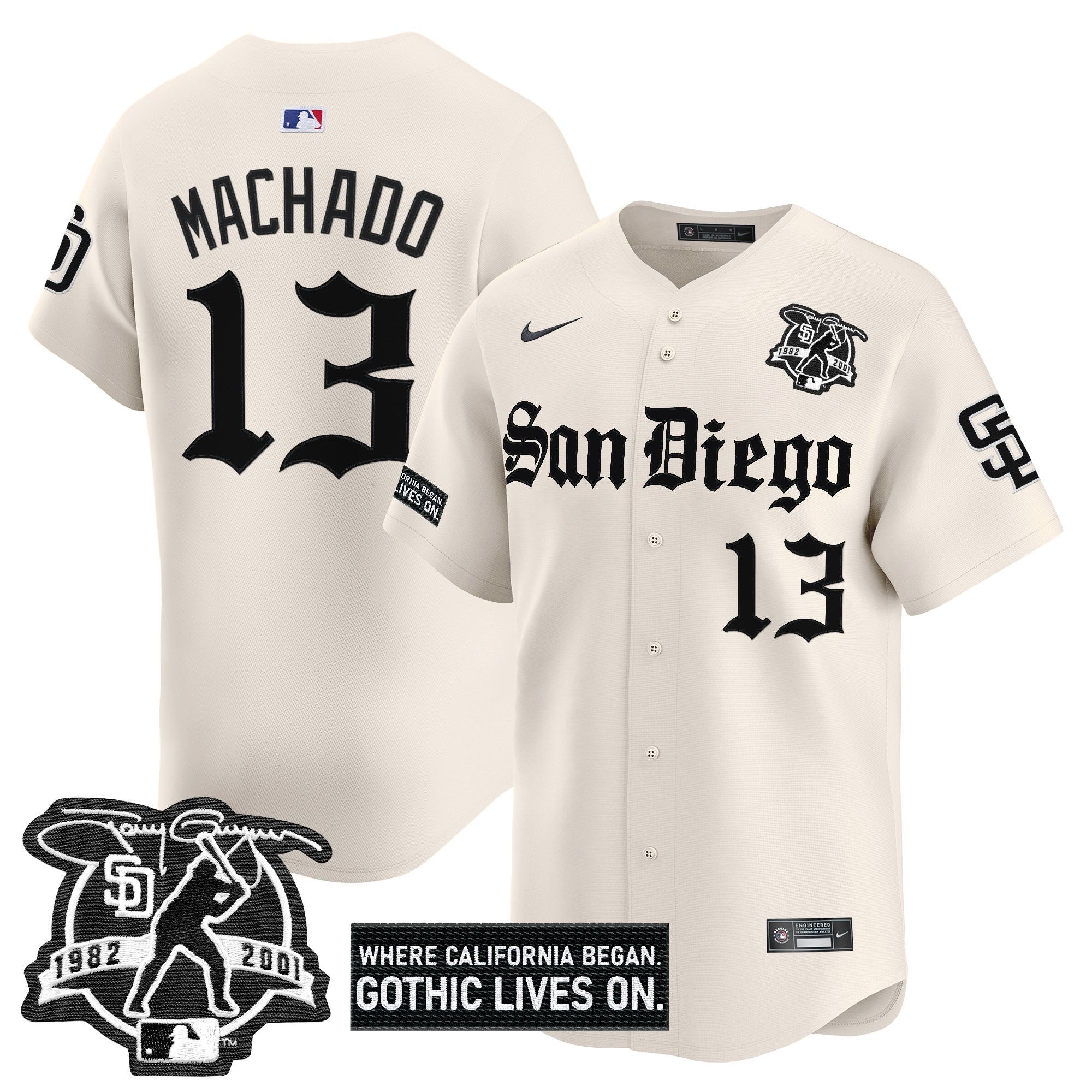 Men’s San Diego ‘Gothic Edition’ Vapor Premier Limited Jersey