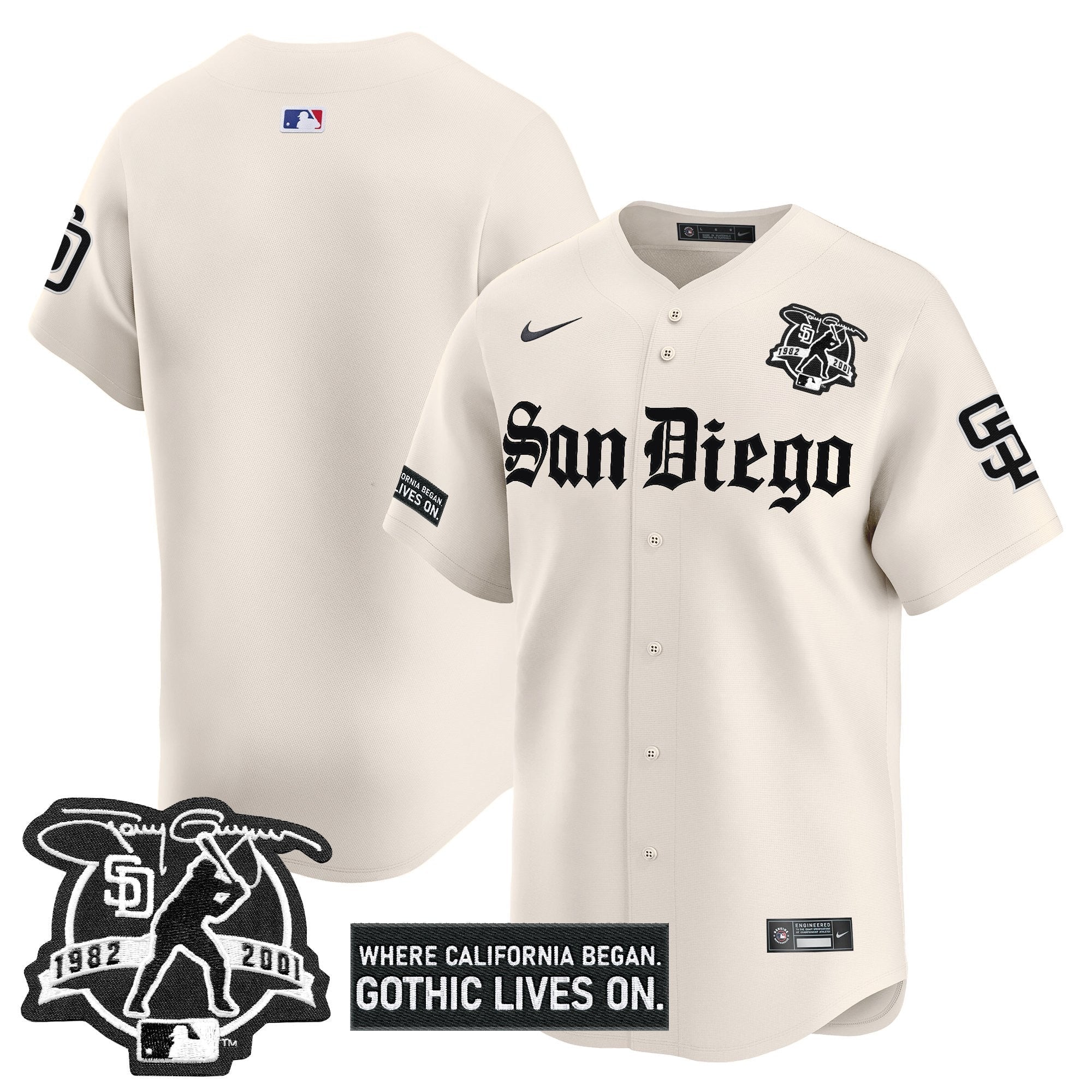 Men’s San Diego ‘Gothic Edition’ Vapor Premier Limited Jersey