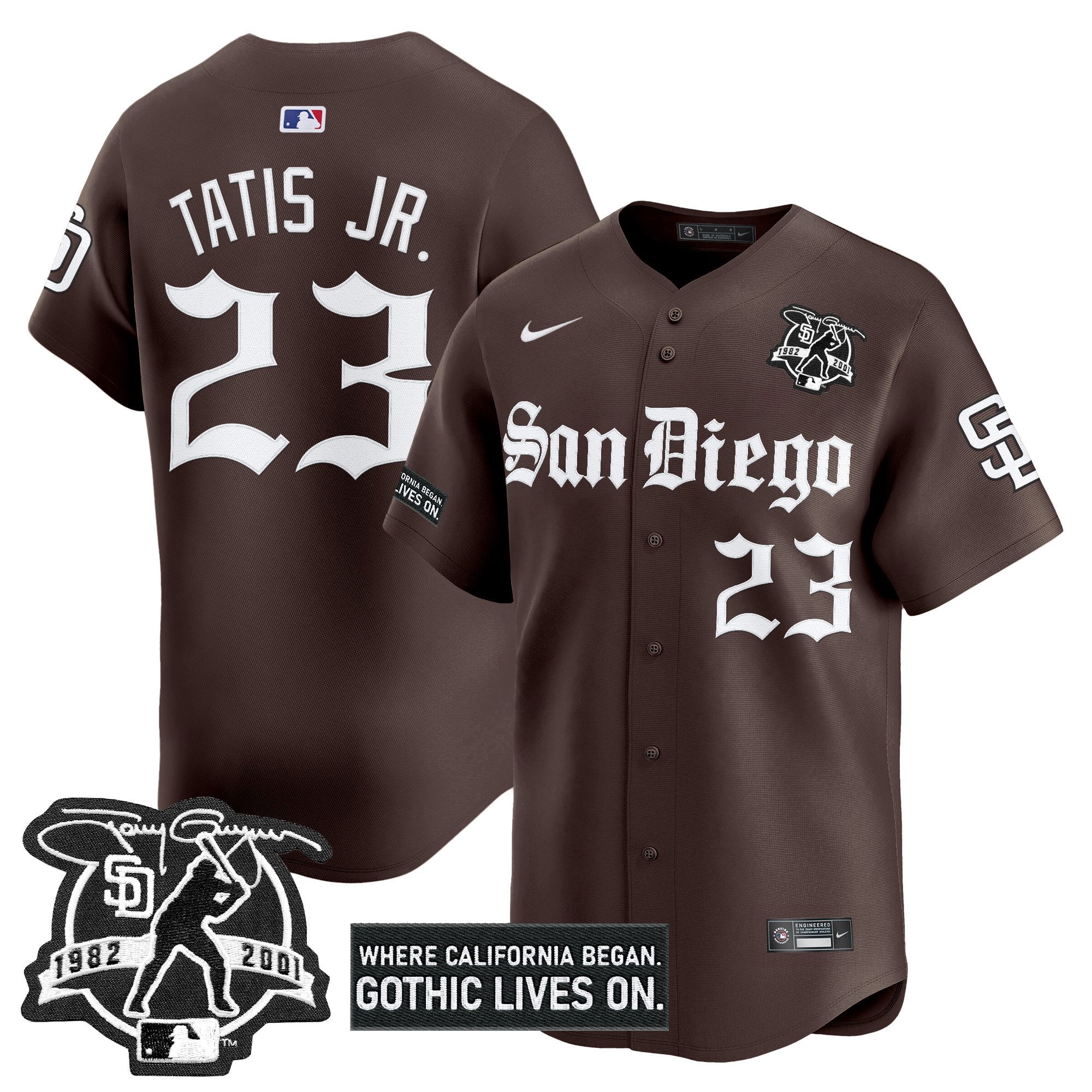 Men’s San Diego ‘Gothic Edition’ Vapor Premier Limited Jersey