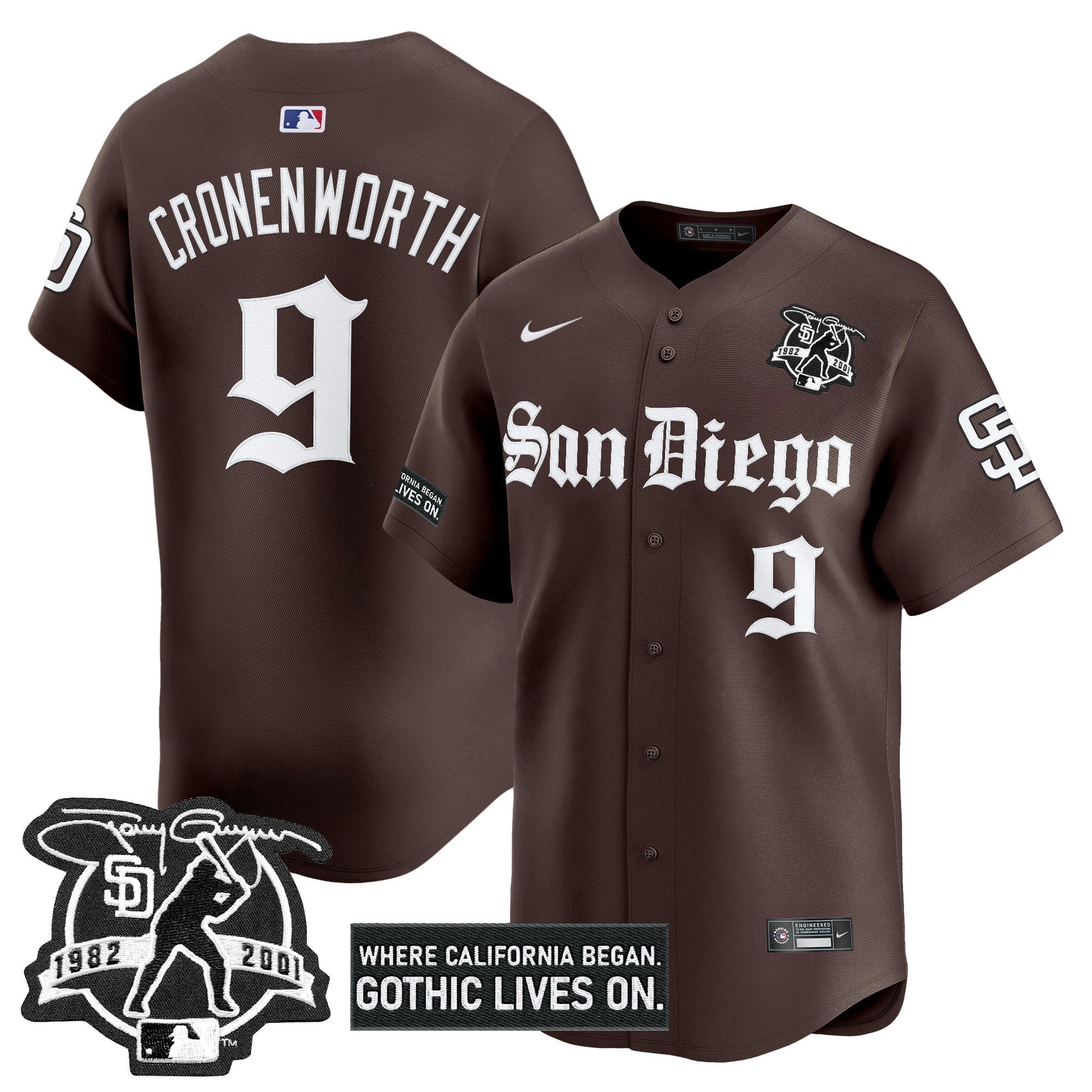 Men’s San Diego ‘Gothic Edition’ Vapor Premier Limited Jersey