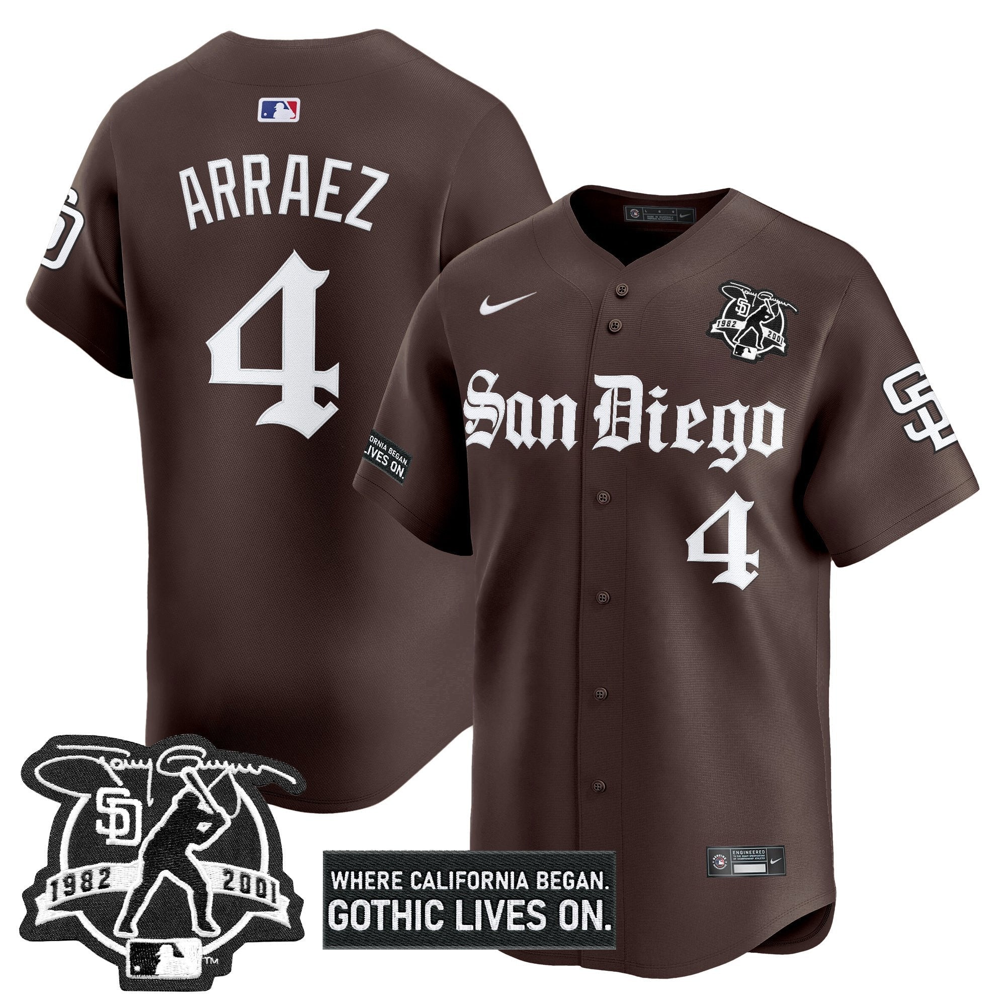 Men’s San Diego ‘Gothic Edition’ Vapor Premier Limited Jersey