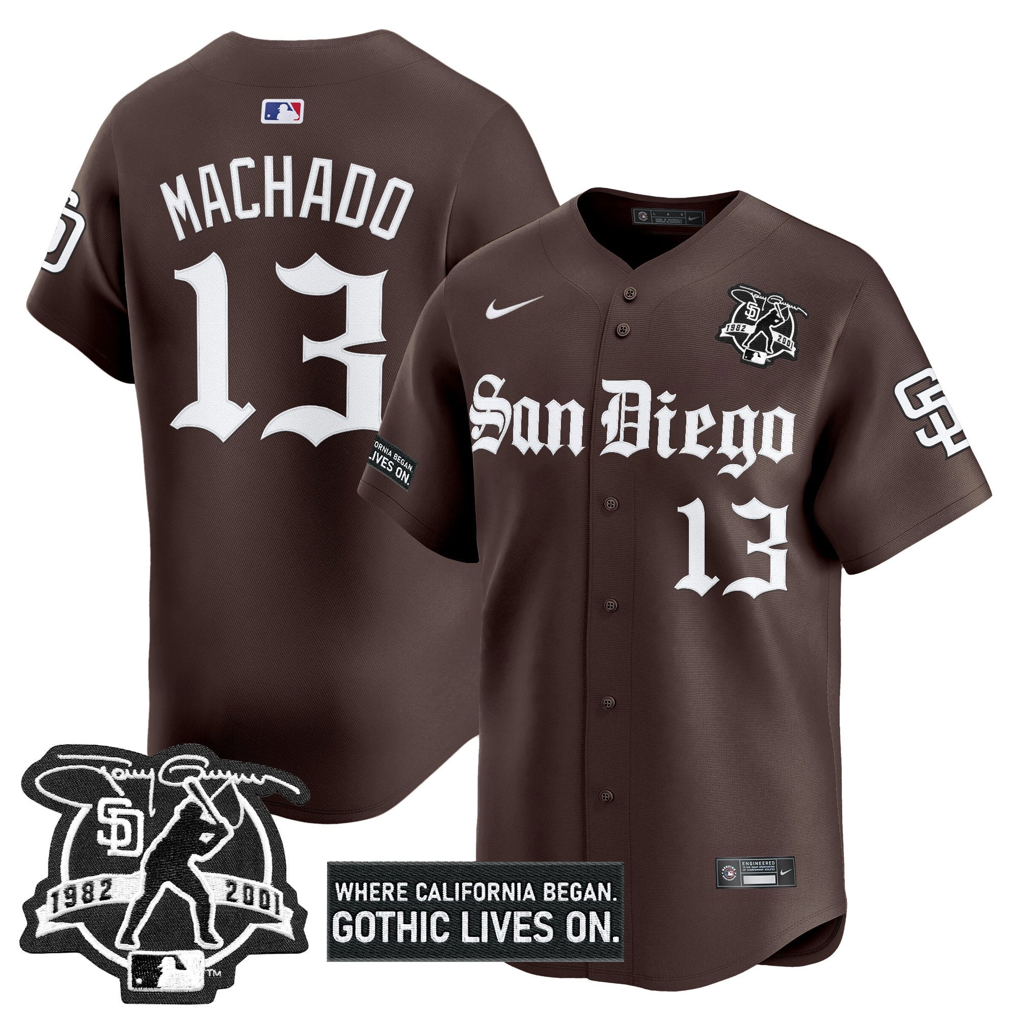 Men’s San Diego ‘Gothic Edition’ Vapor Premier Limited Jersey