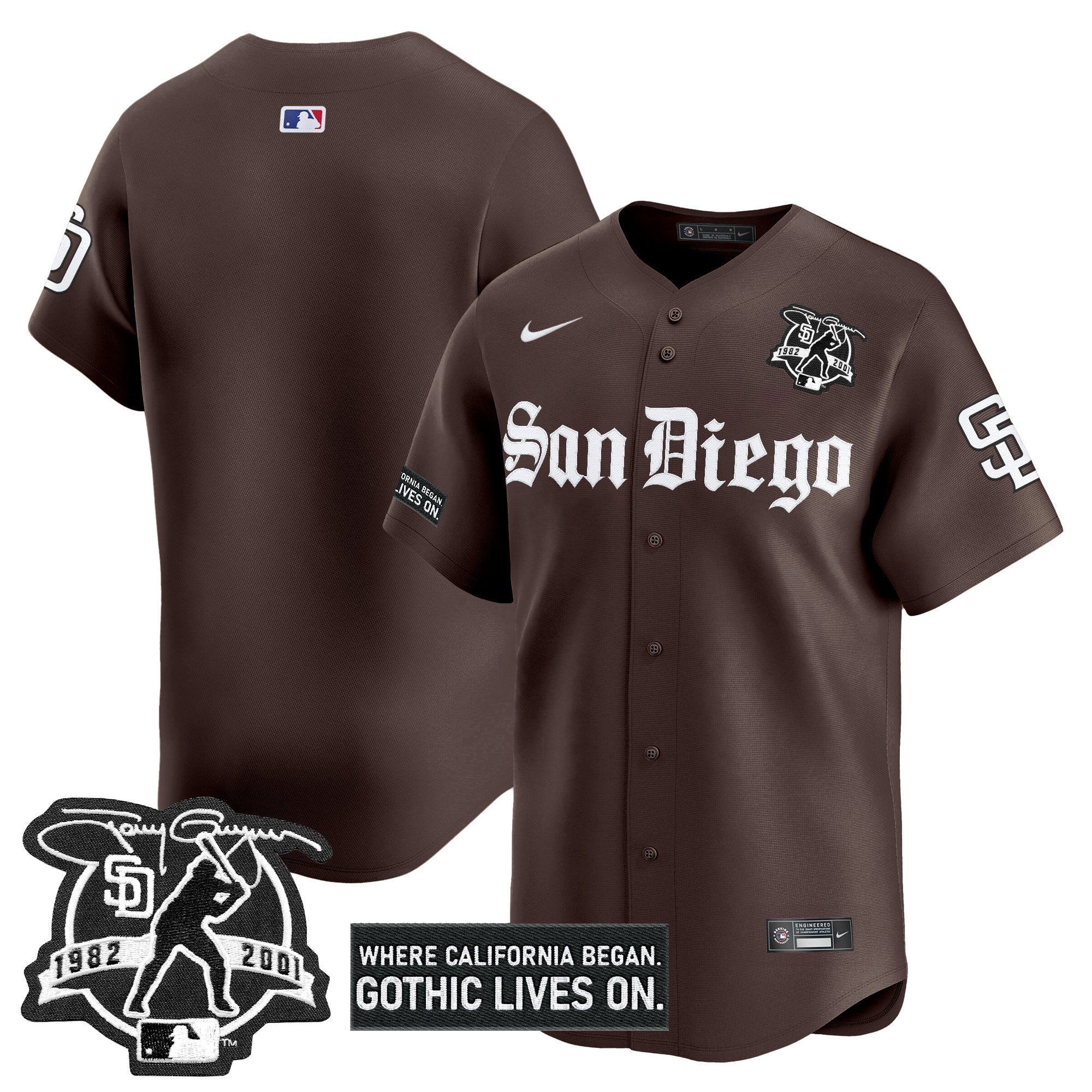 Men’s San Diego ‘Gothic Edition’ Vapor Premier Limited Jersey