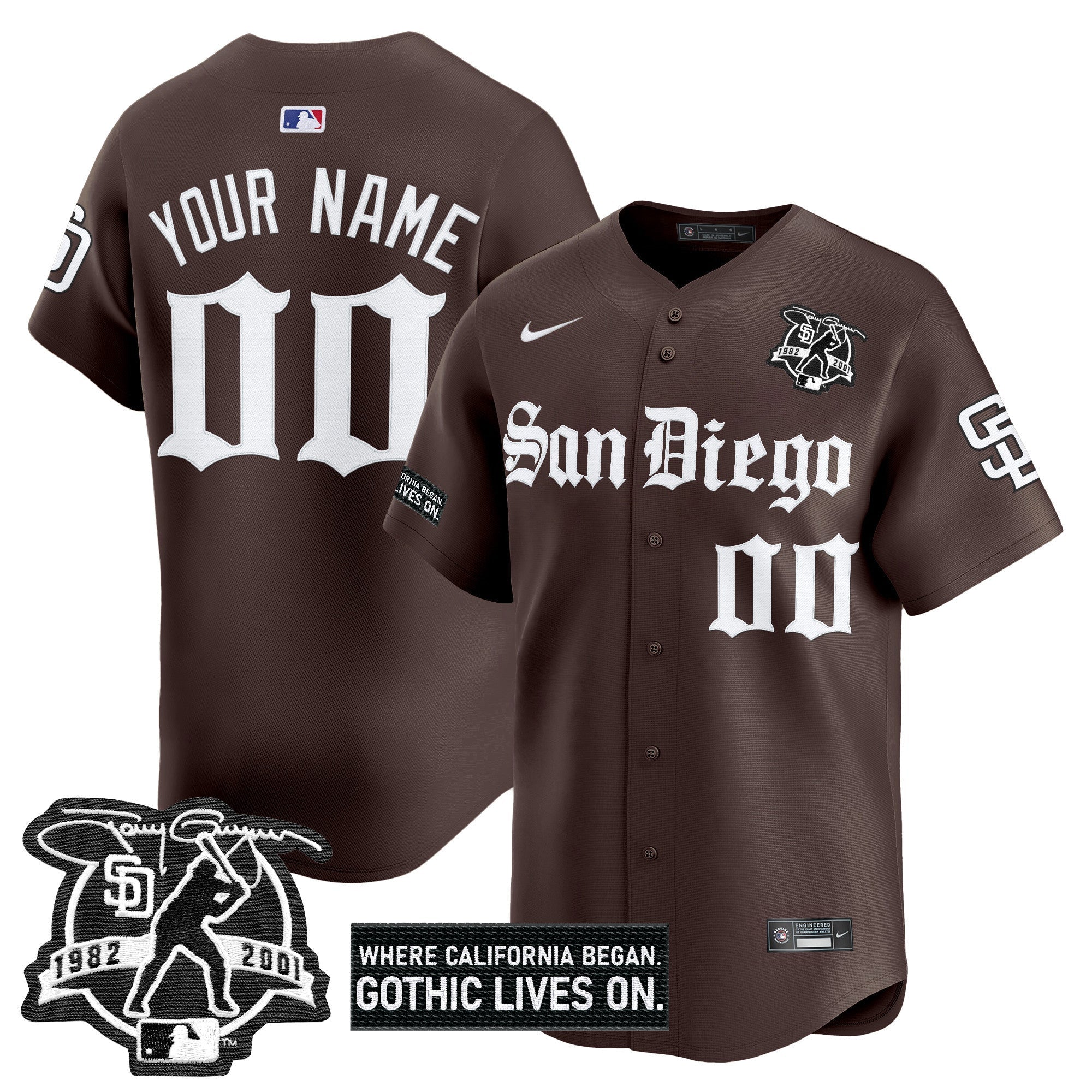San Diego ‘Gothic Edition’ Vapor Premier Limited Custom Jersey