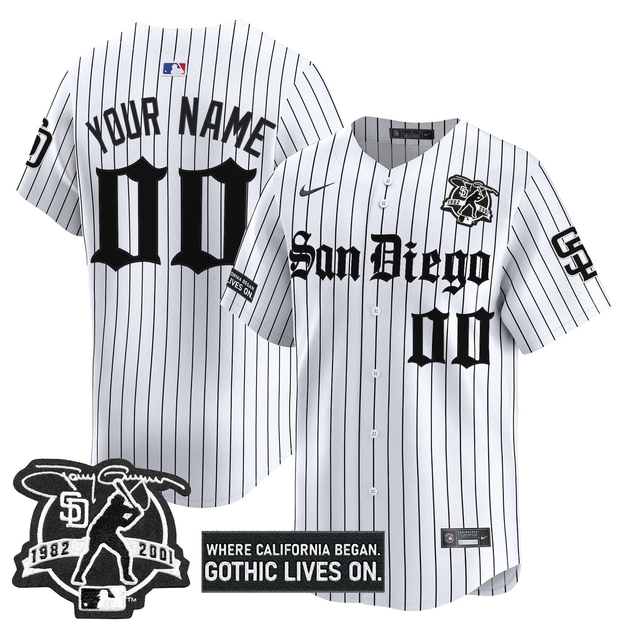 San Diego ‘Gothic Edition’ Vapor Premier Limited Custom Jersey