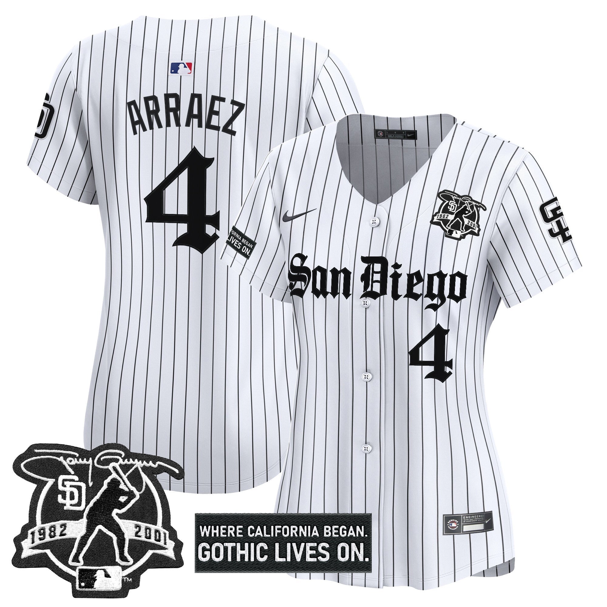 Women’s San Diego ‘Gothic Edition’ Vapor Premier Limited Jersey