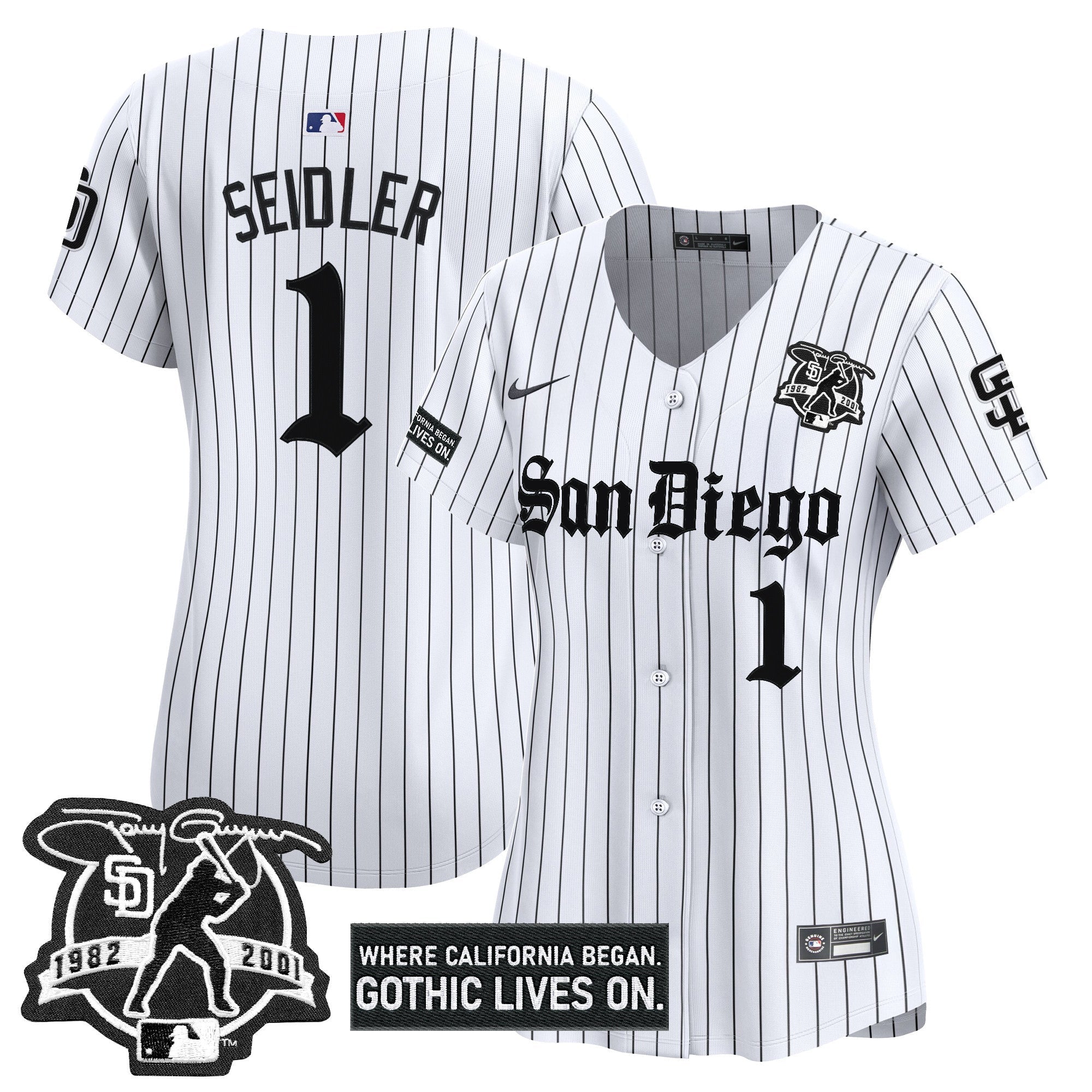 Women’s San Diego ‘Gothic Edition’ Vapor Premier Limited Jersey