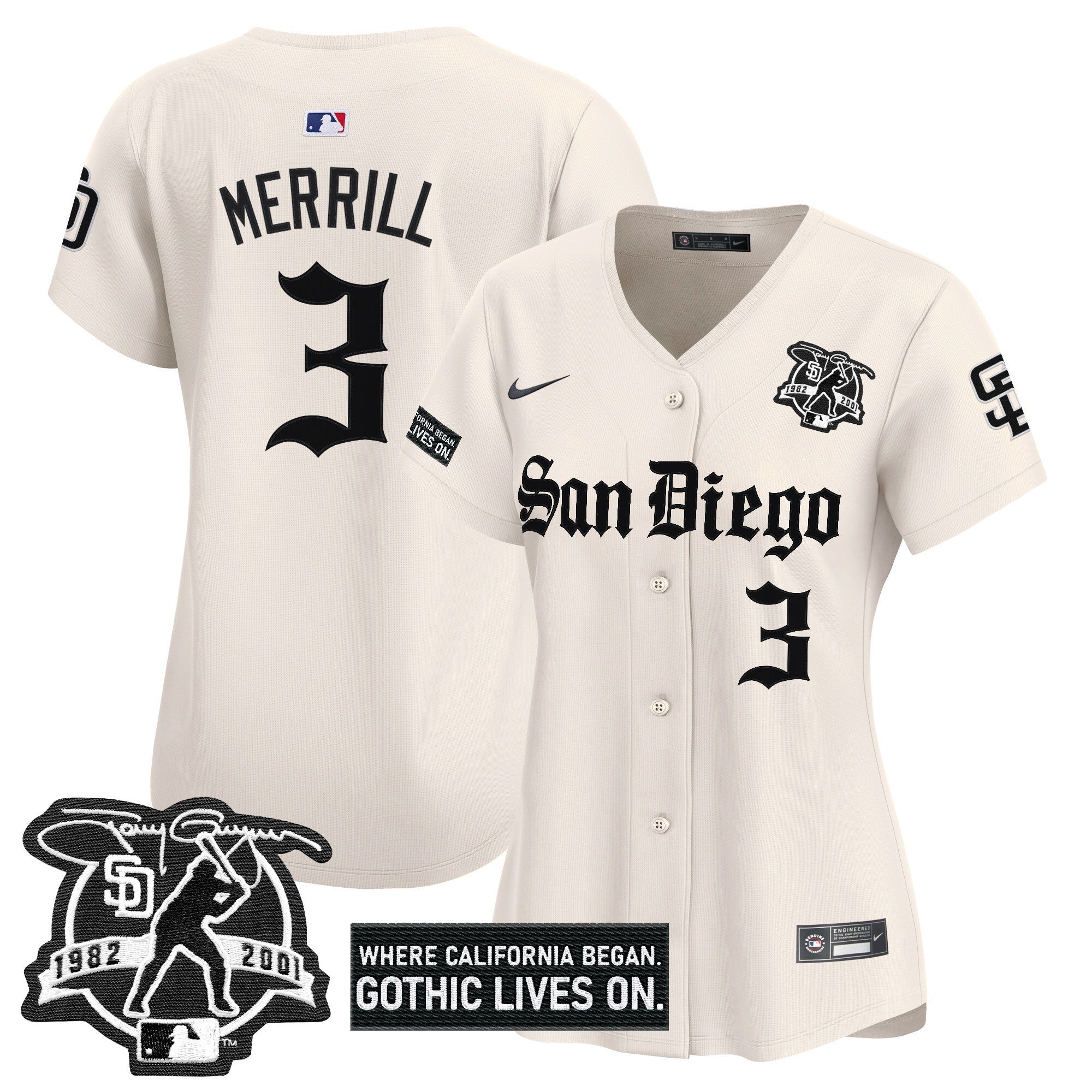 Women’s San Diego ‘Gothic Edition’ Vapor Premier Limited Jersey