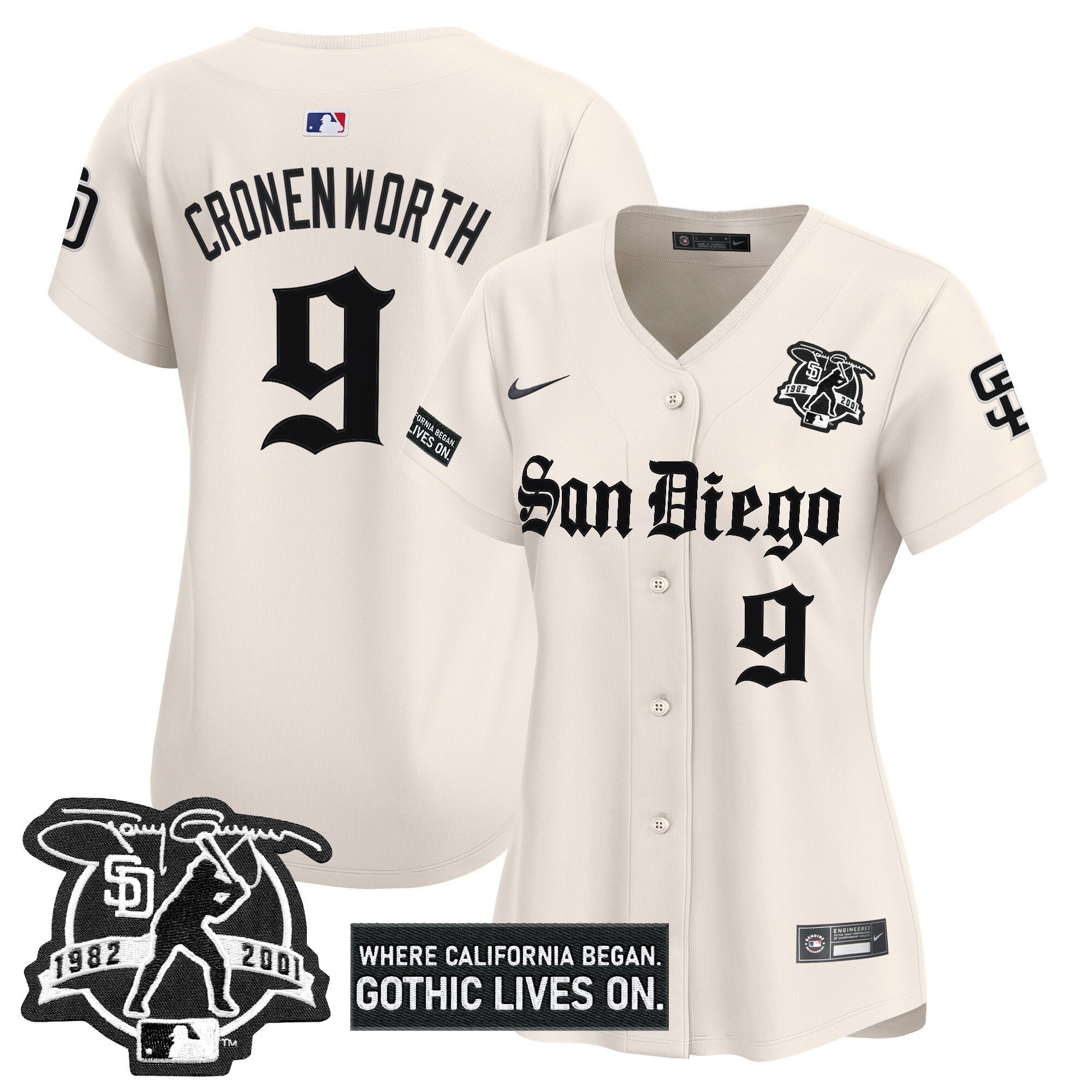 Women’s San Diego ‘Gothic Edition’ Vapor Premier Limited Jersey