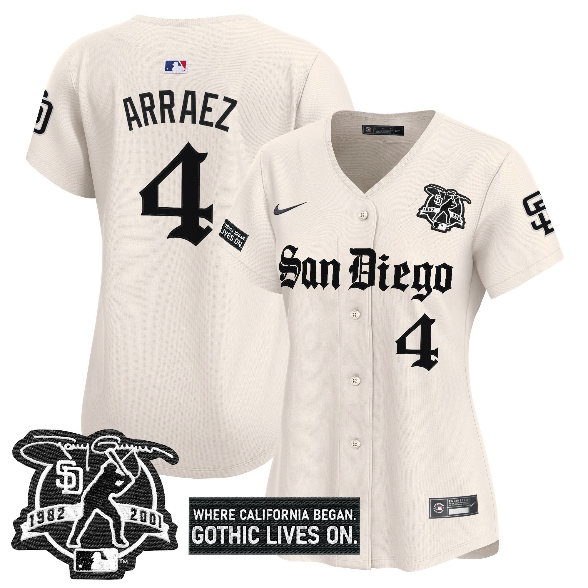 Women’s San Diego ‘Gothic Edition’ Vapor Premier Limited Jersey