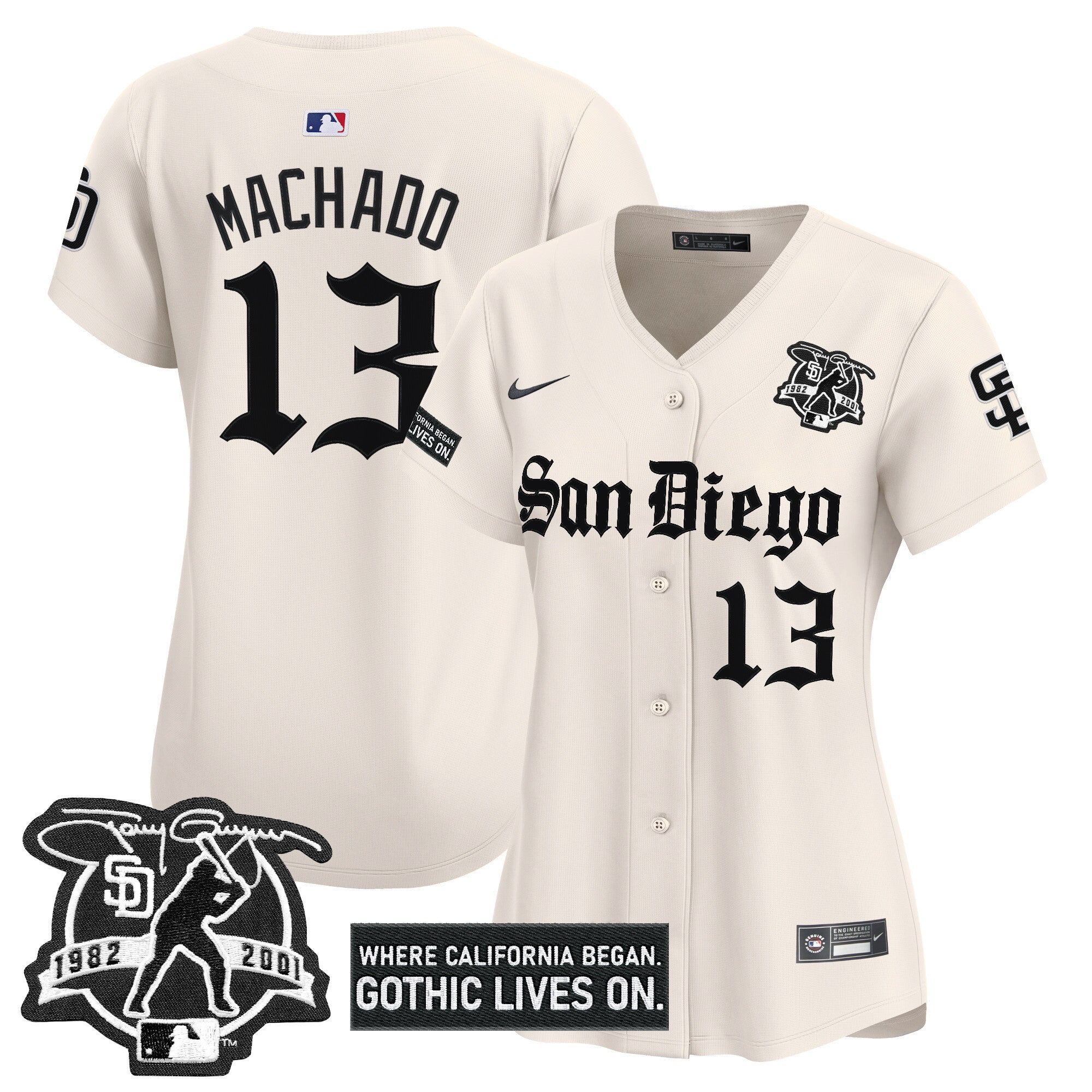 Women’s San Diego ‘Gothic Edition’ Vapor Premier Limited Jersey