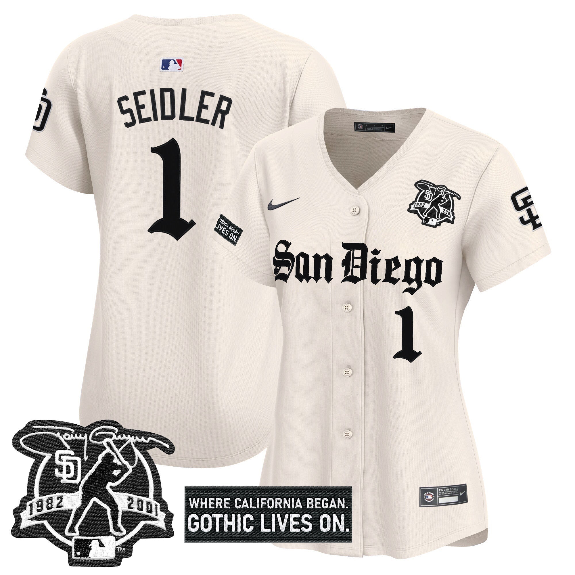 Women’s San Diego ‘Gothic Edition’ Vapor Premier Limited Jersey
