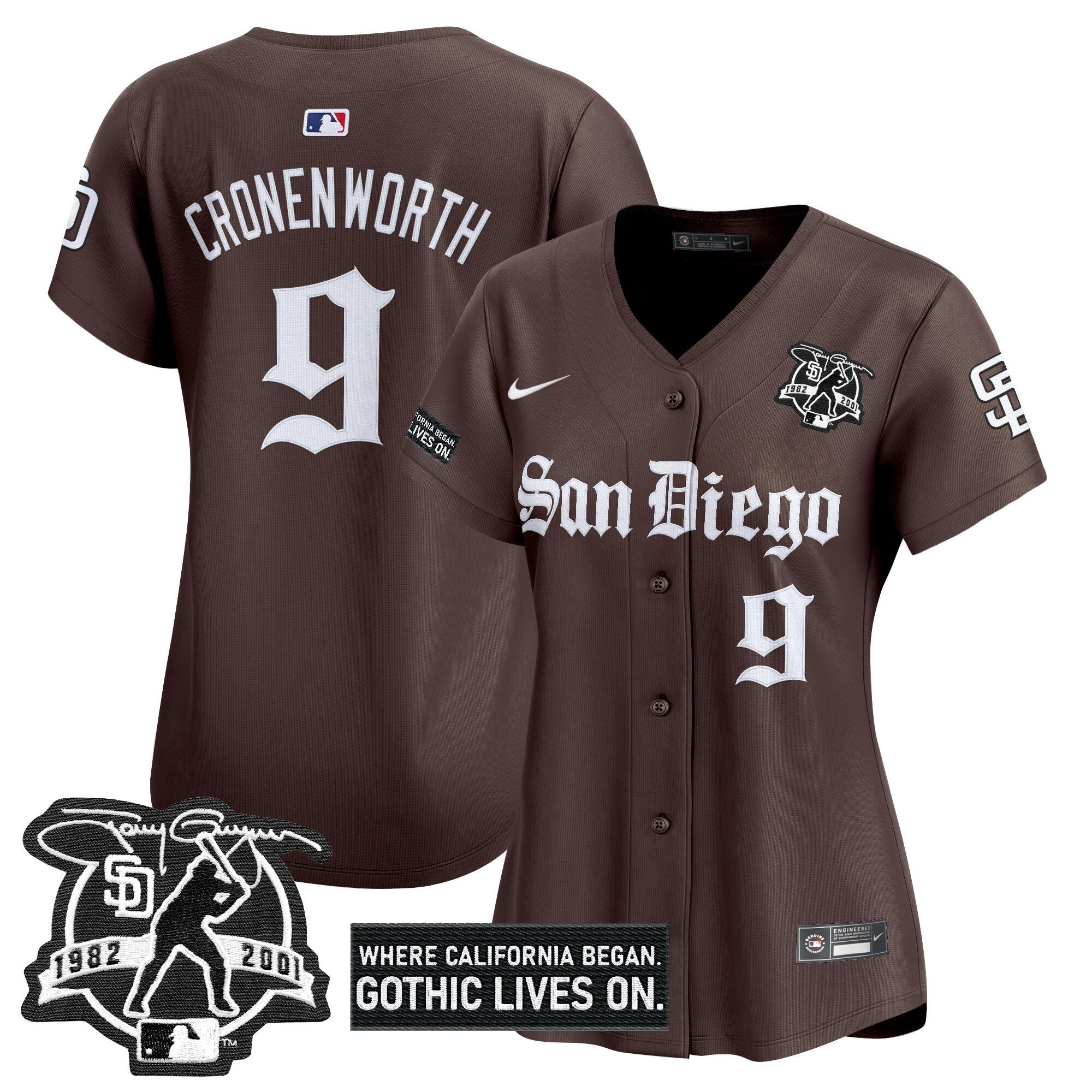 Women’s San Diego ‘Gothic Edition’ Vapor Premier Limited Jersey