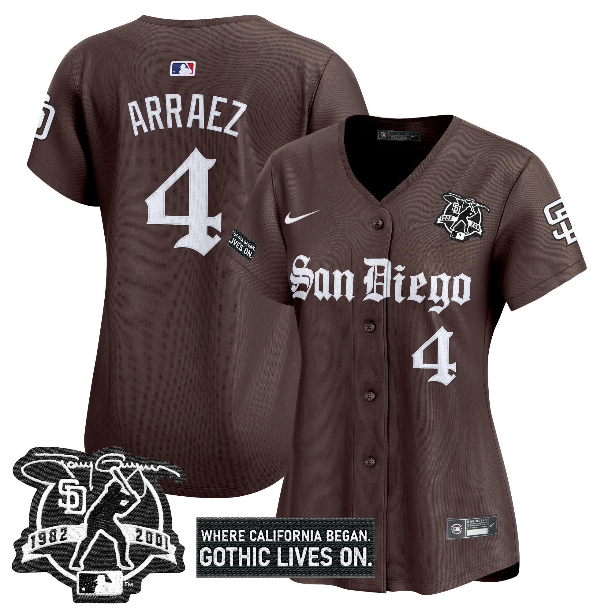 Women’s San Diego ‘Gothic Edition’ Vapor Premier Limited Jersey
