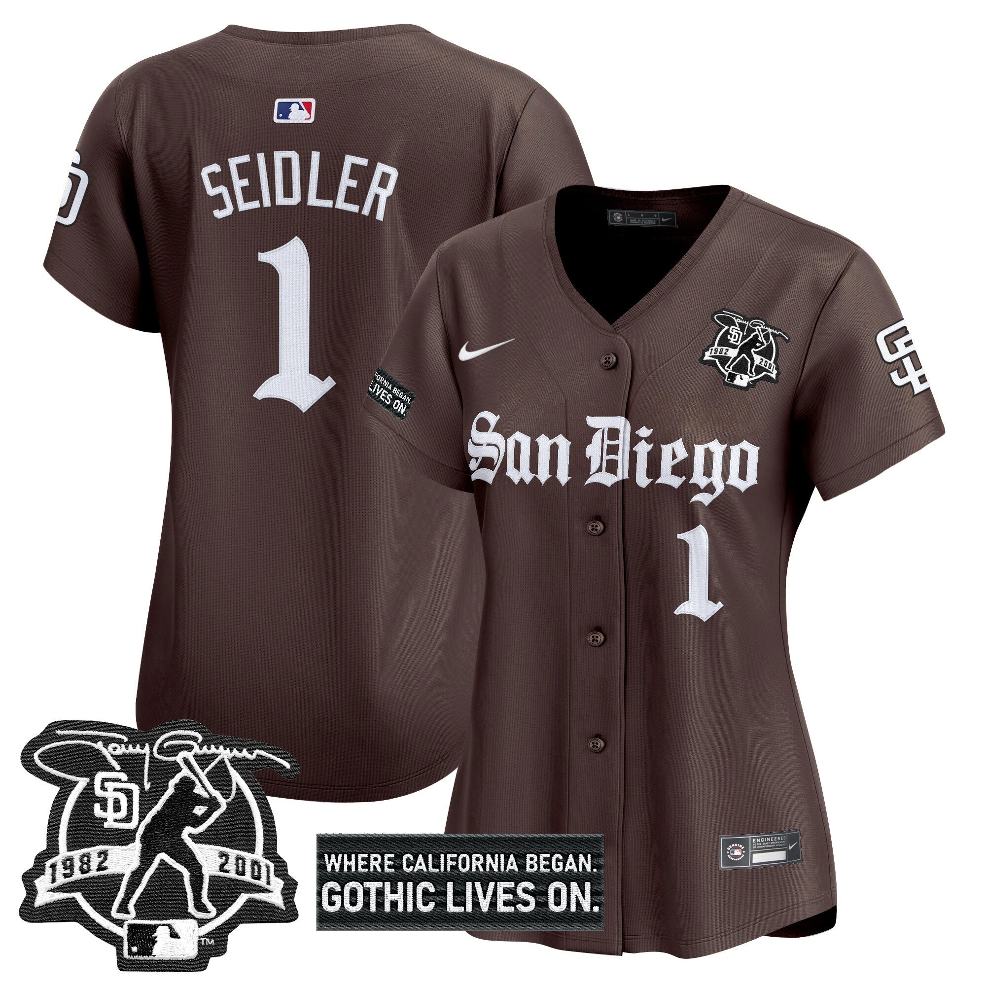 Women’s San Diego ‘Gothic Edition’ Vapor Premier Limited Jersey