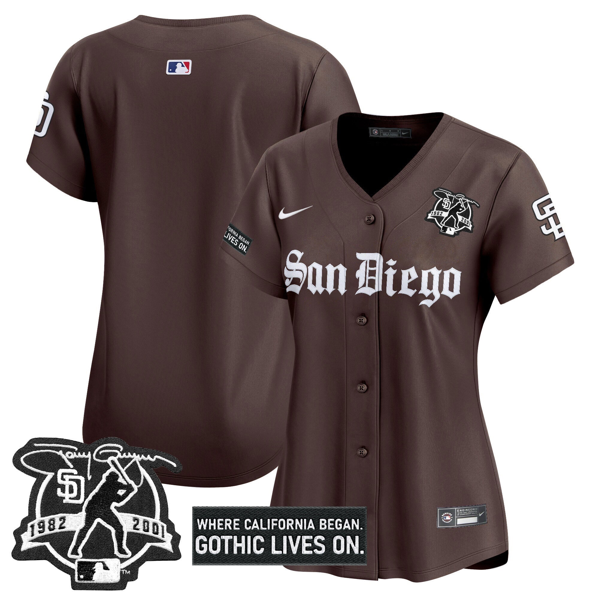Women’s San Diego ‘Gothic Edition’ Vapor Premier Limited Jersey