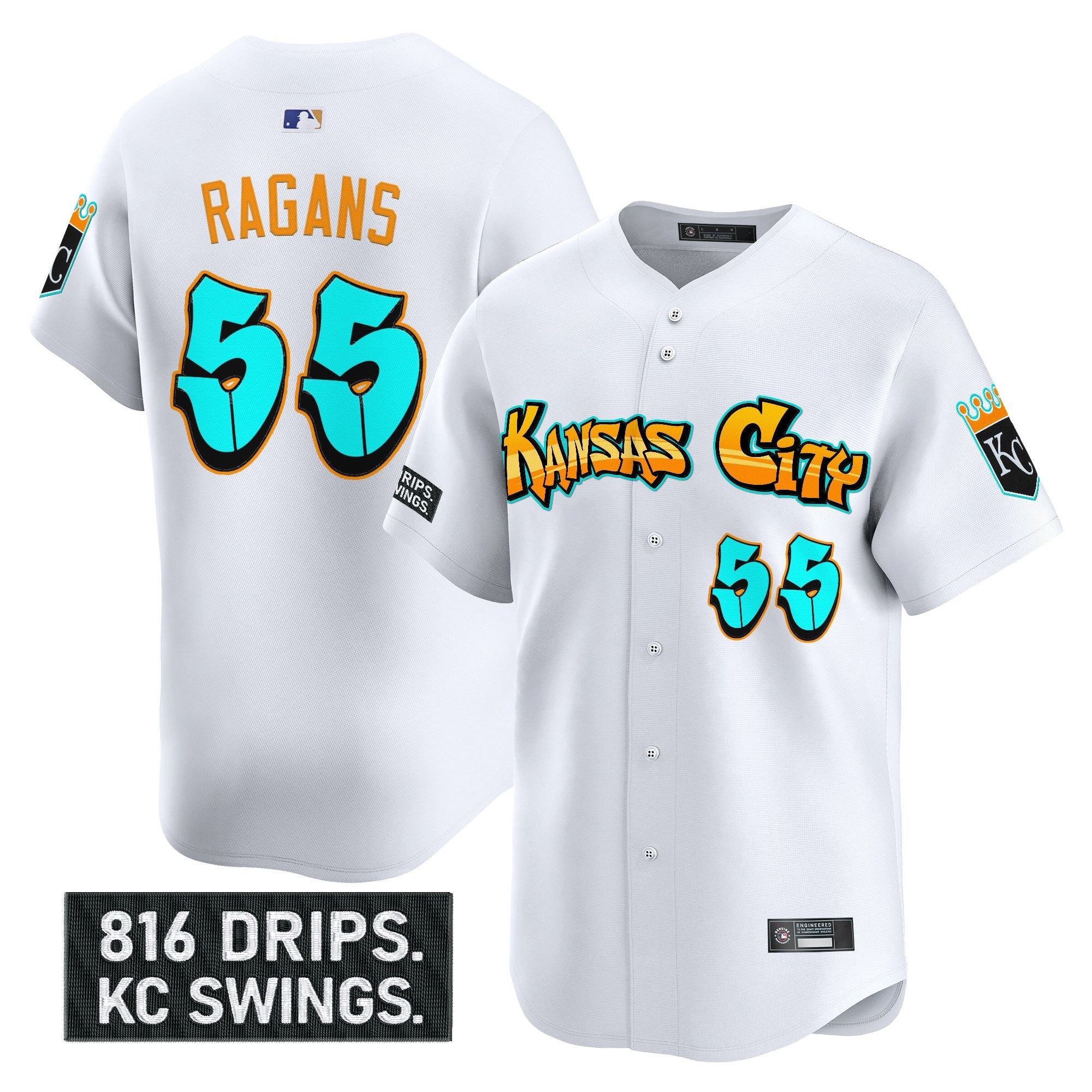 Men’s Kansas City ‘Graffiti Crown Drop Edition’ Vapor Premier Limited Jersey